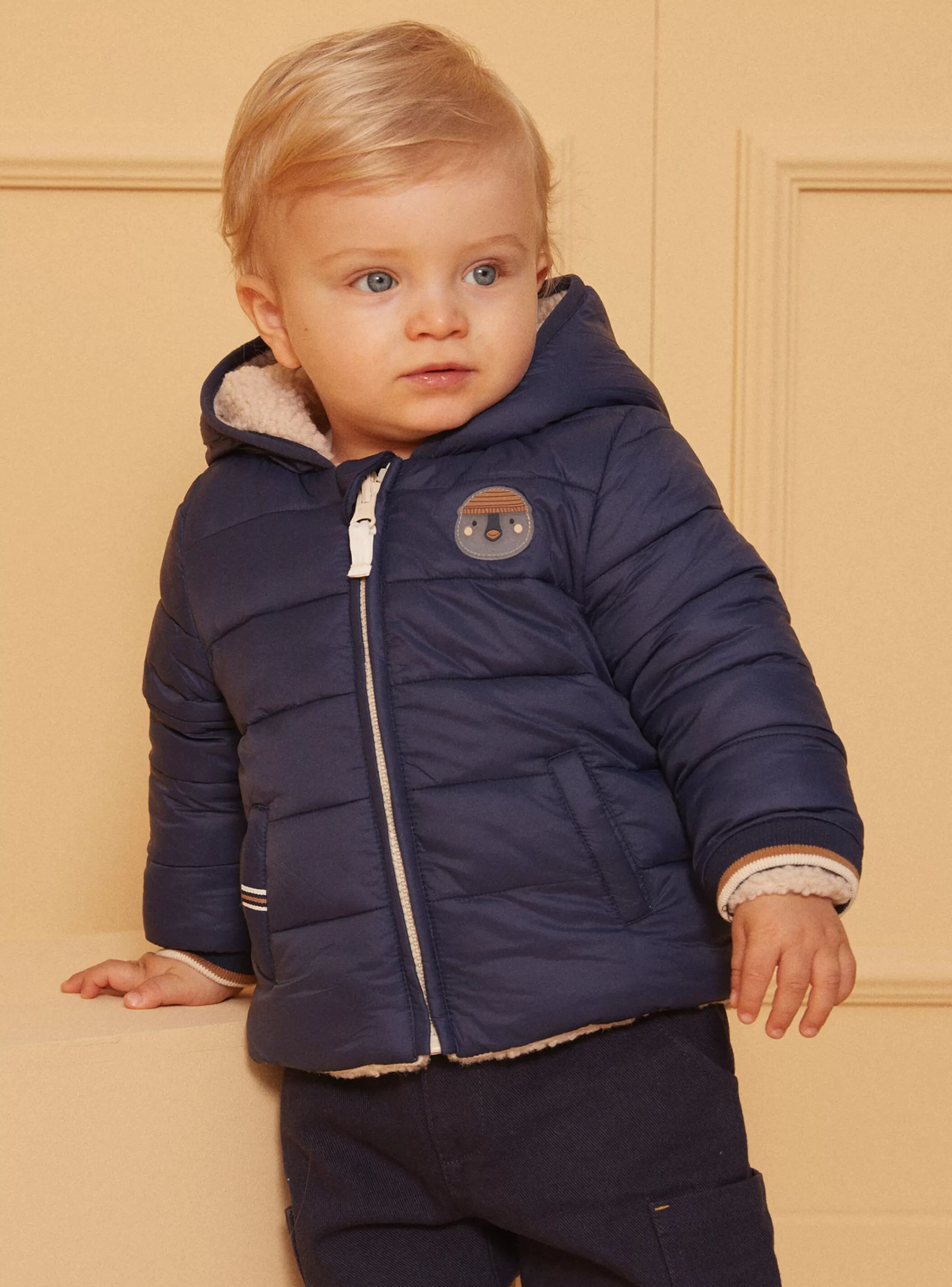 Discount Sergent Major Doudoune à capuche matelassée