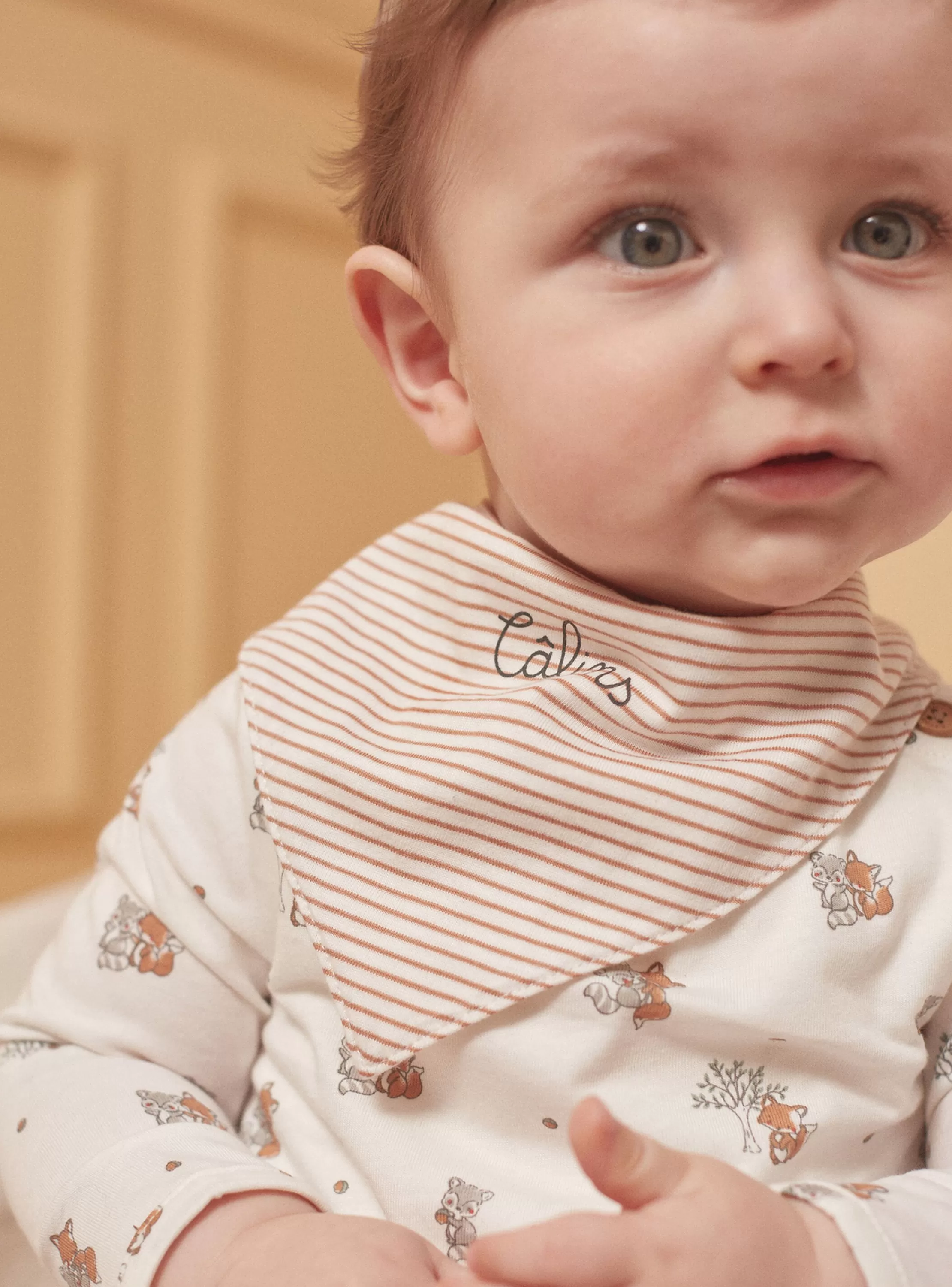 Shop Sergent Major Ensemble haut, pantalon et bandana noisette et écru