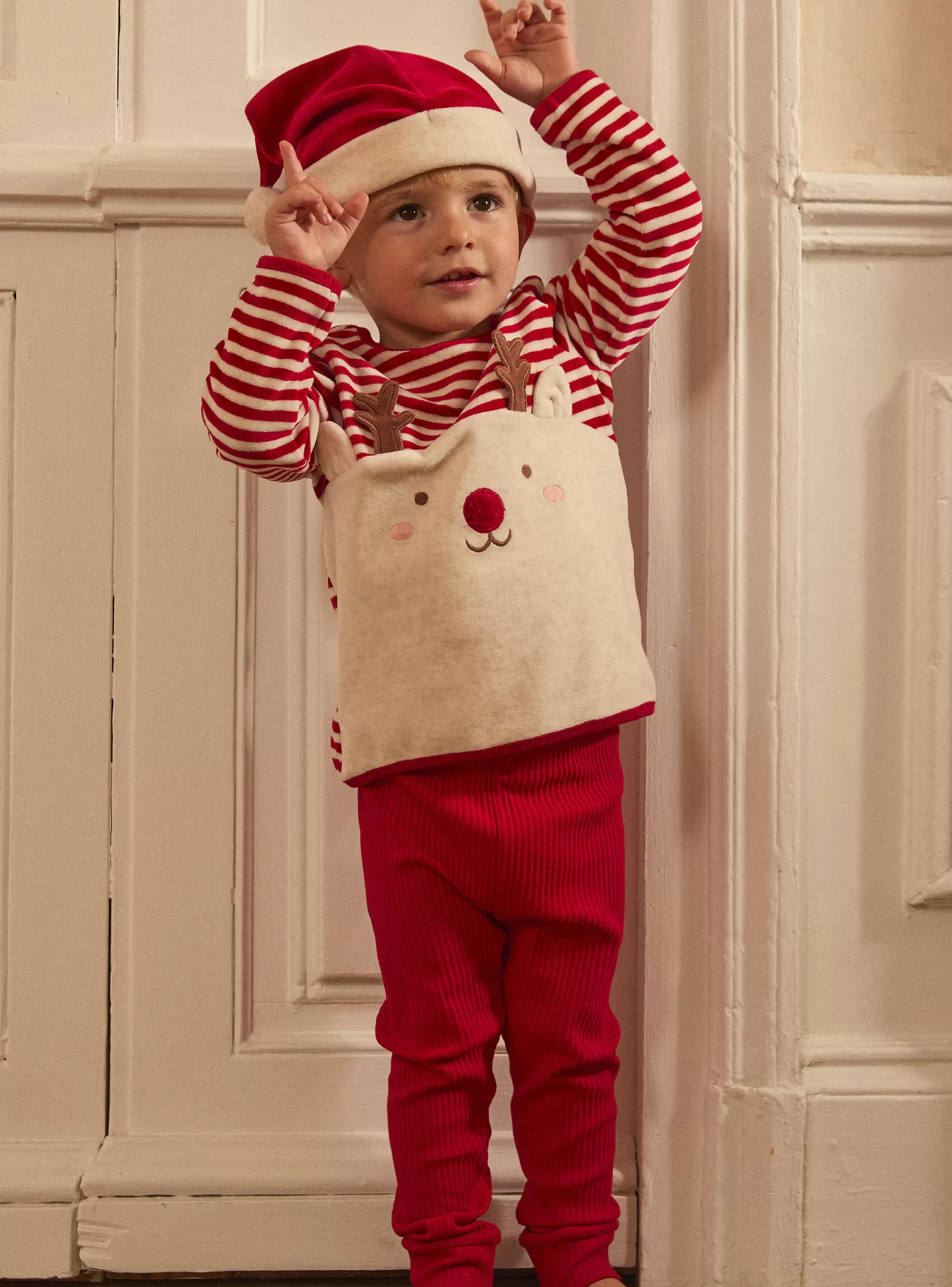 Sale Sergent Major Ensemble sweat et legging avec bonnet rêne de Noël