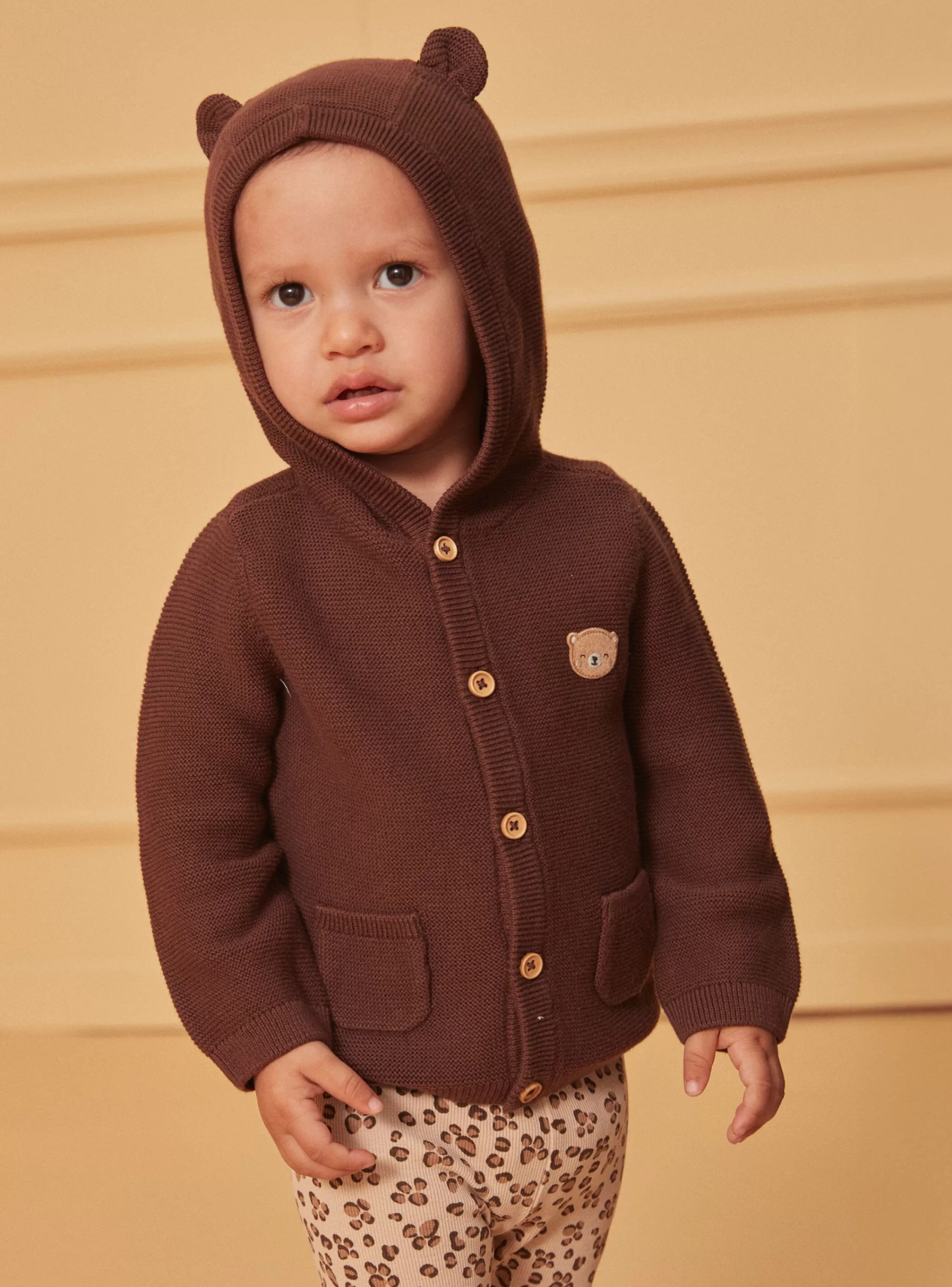 Discount Sergent Major Gilet à capuche avec oreilles ourson