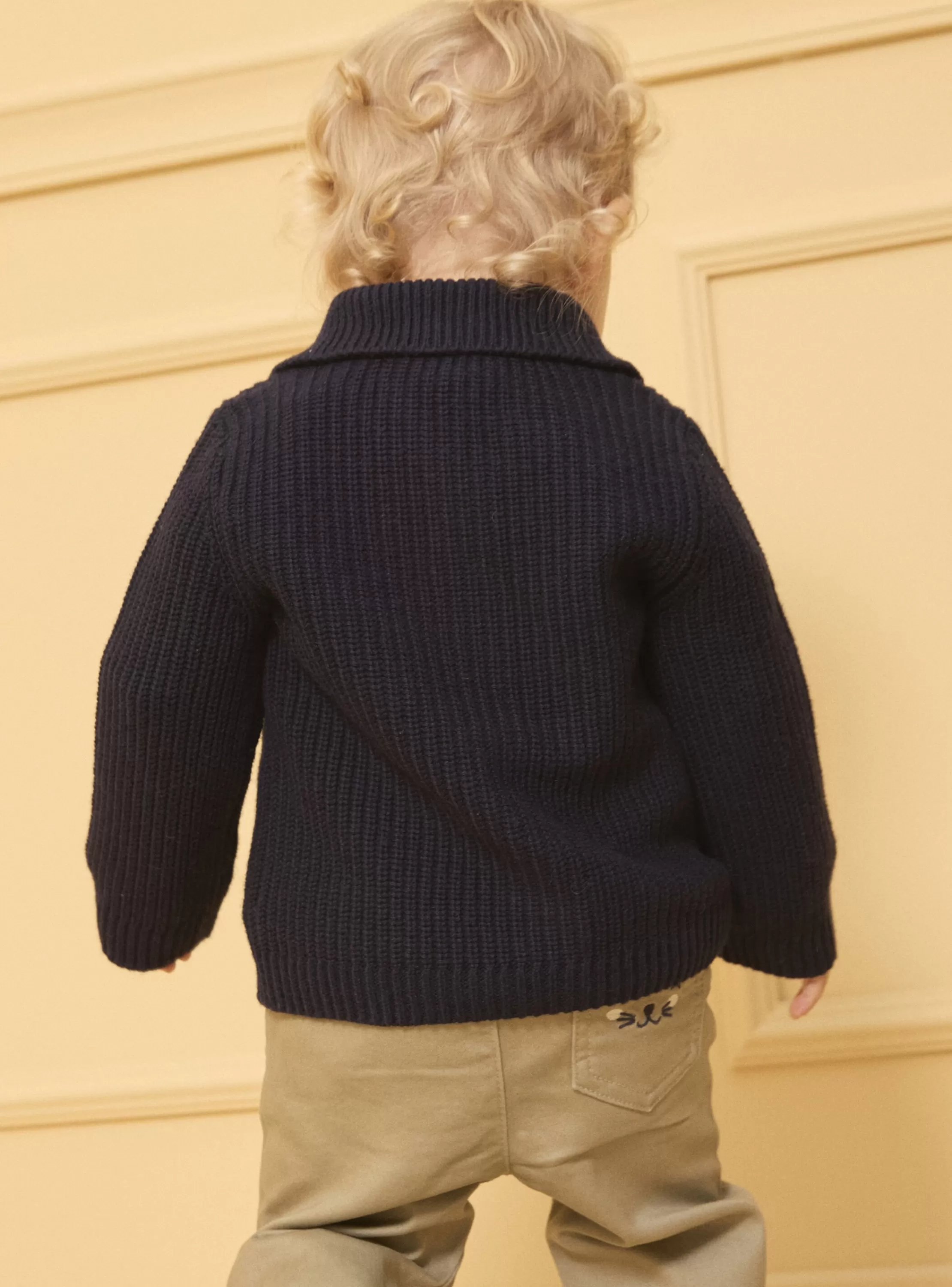 Shop Sergent Major Gilet à col