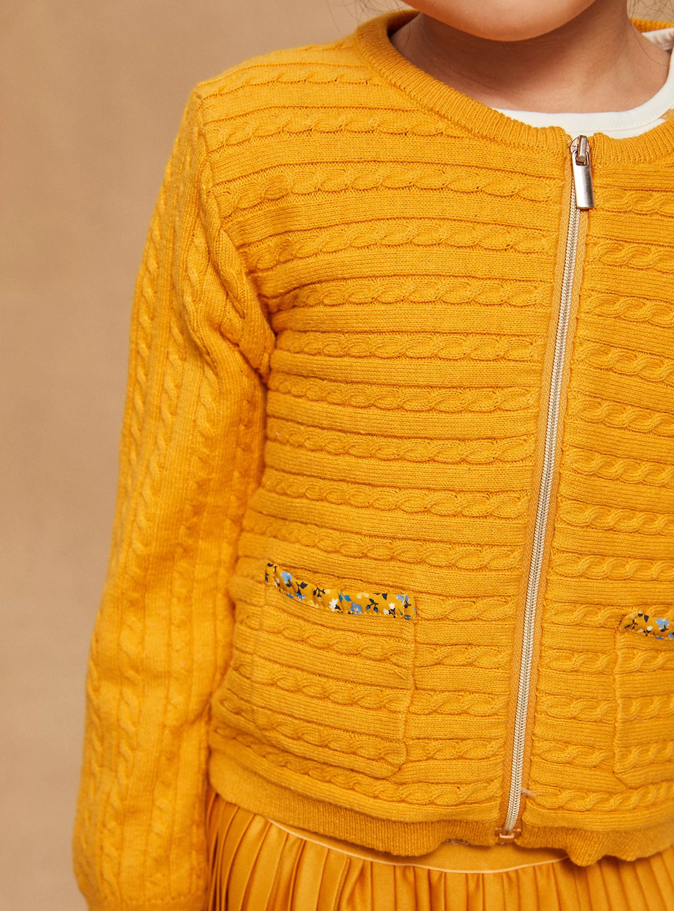 Best Sergent Major Gilet à manches longues jaune