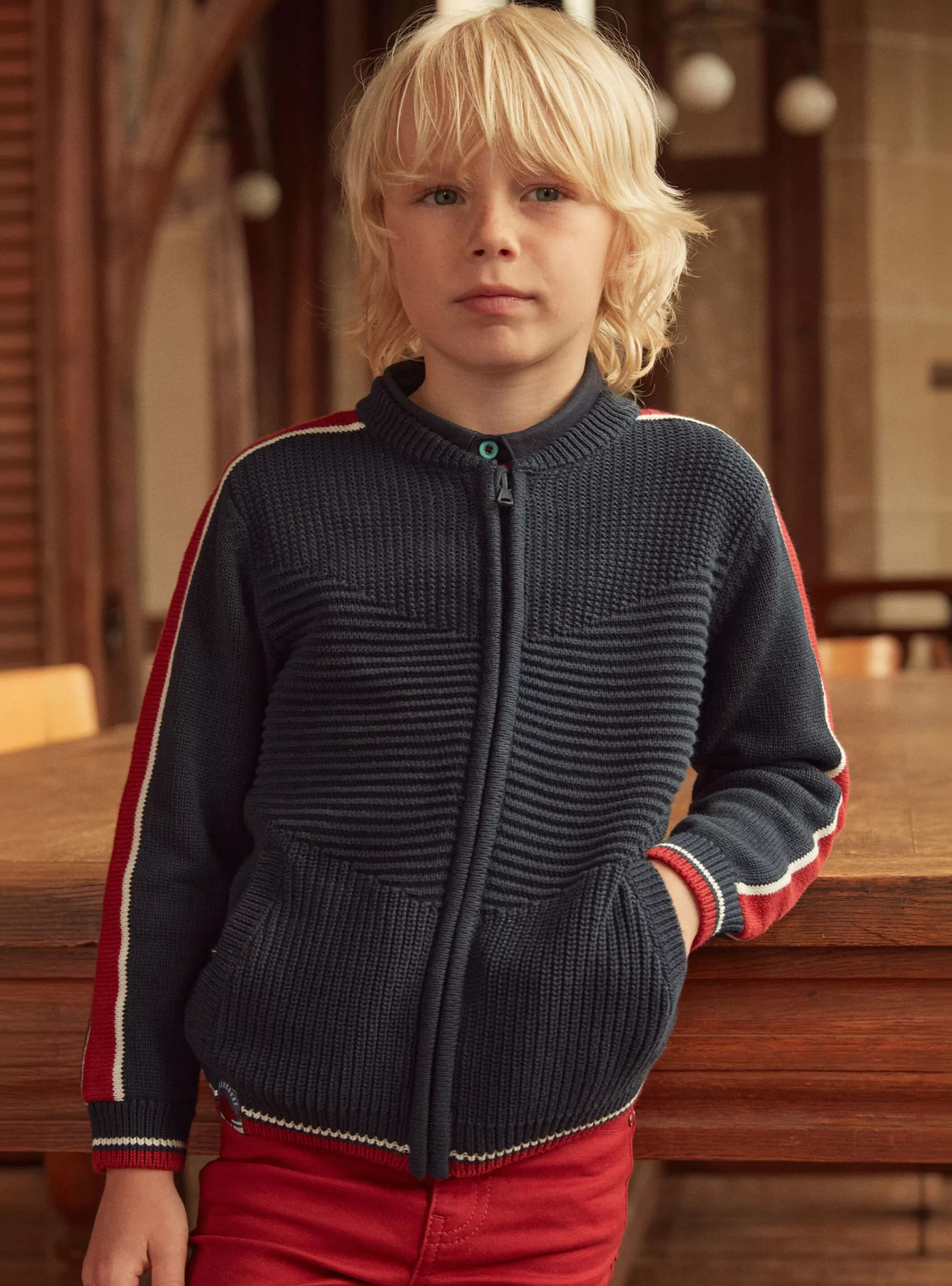 New Sergent Major Gilet Bleu nuit
