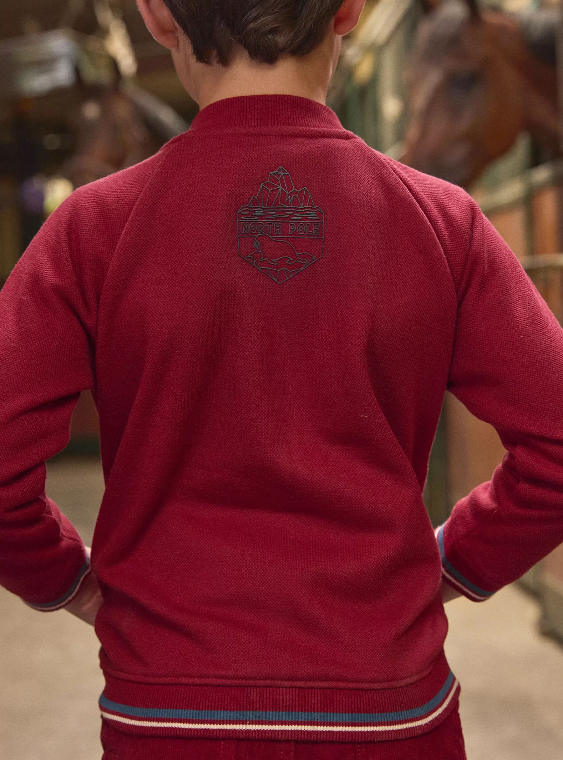 Hot Sergent Major Gilet en maille piquée rouge