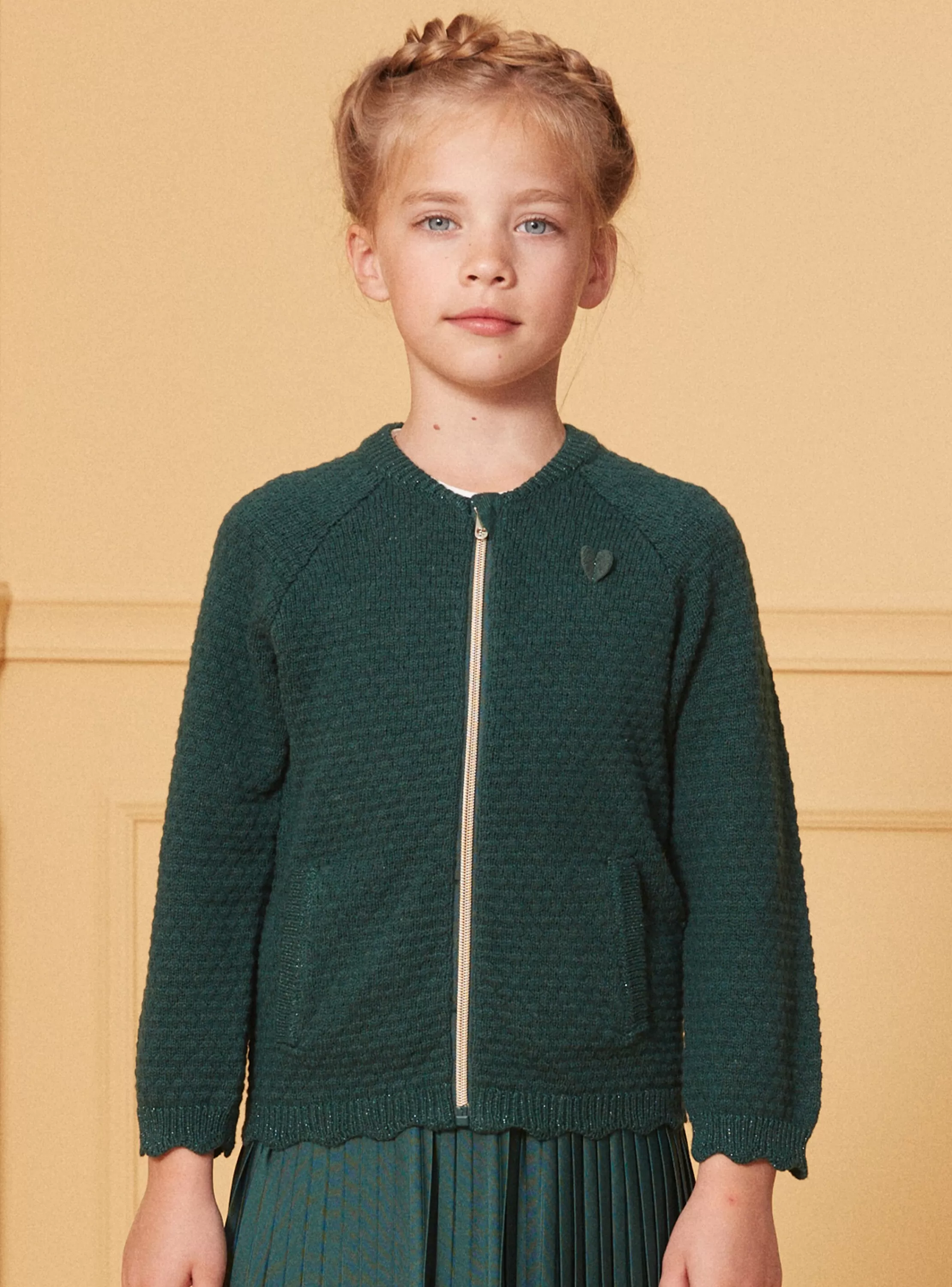 Best Sergent Major Gilet en maille  vert