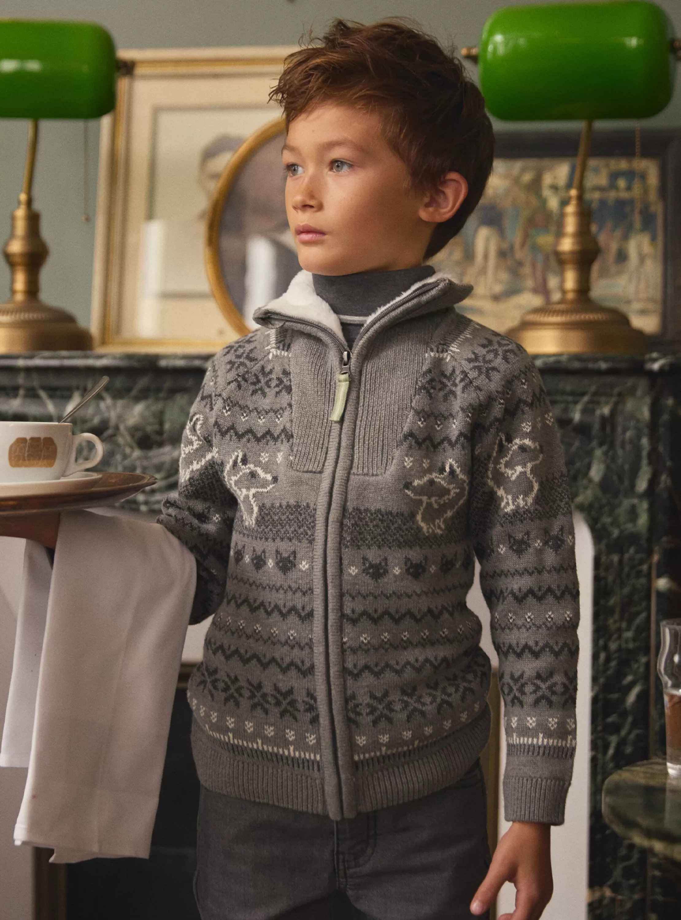 Sale Sergent Major Gilet Jacquard