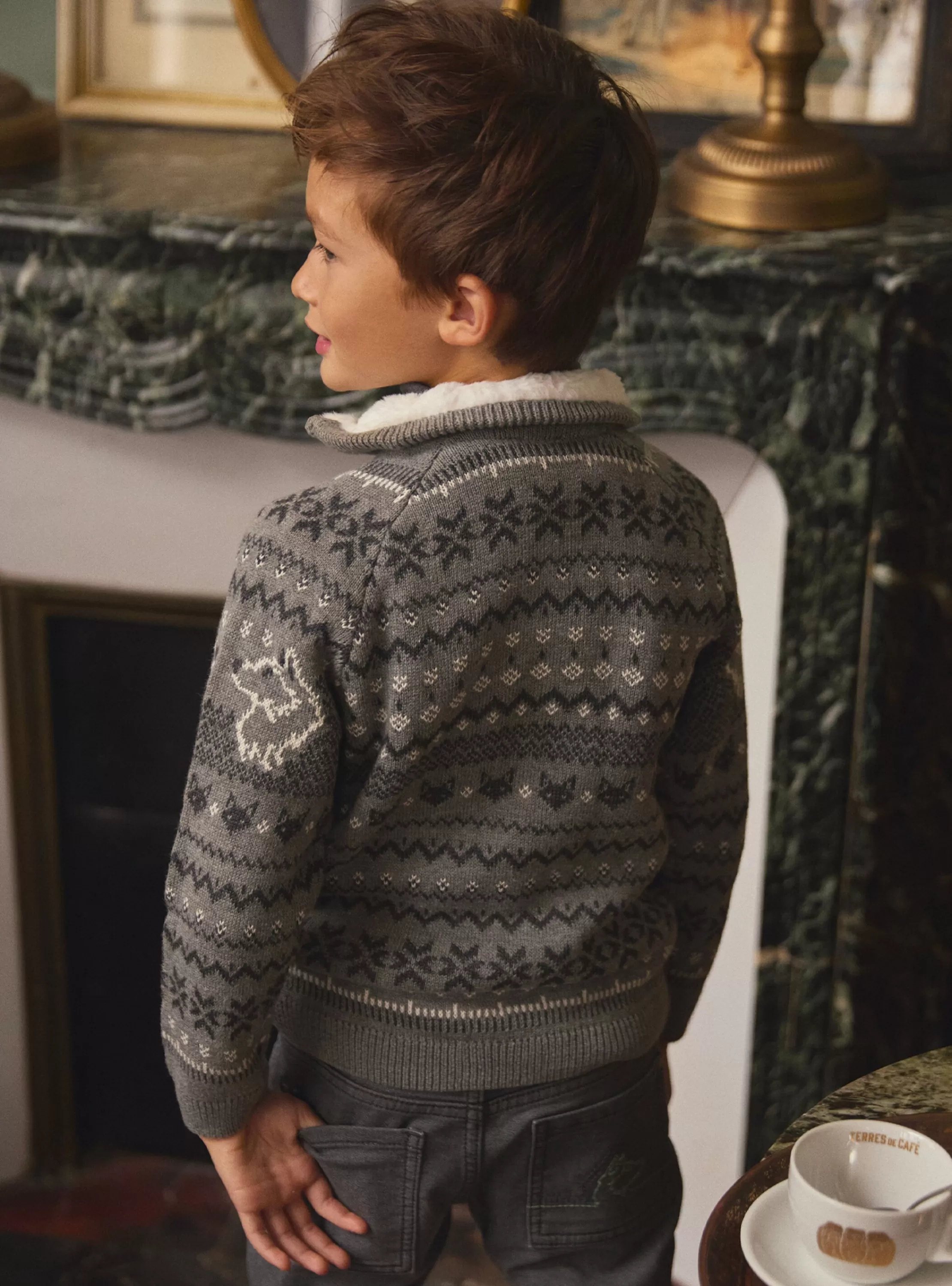 Sale Sergent Major Gilet Jacquard