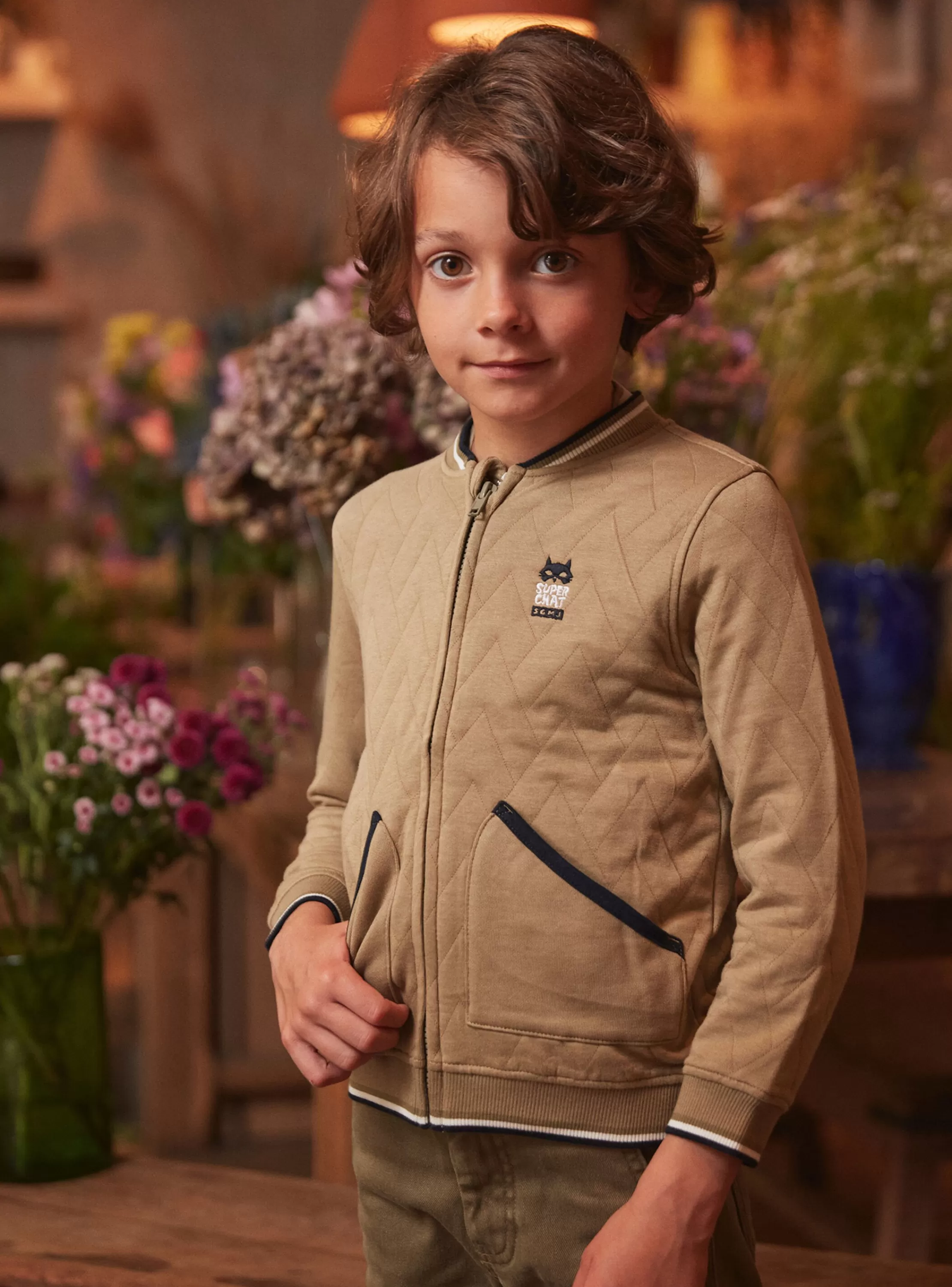Shop Sergent Major Gilet Kaki