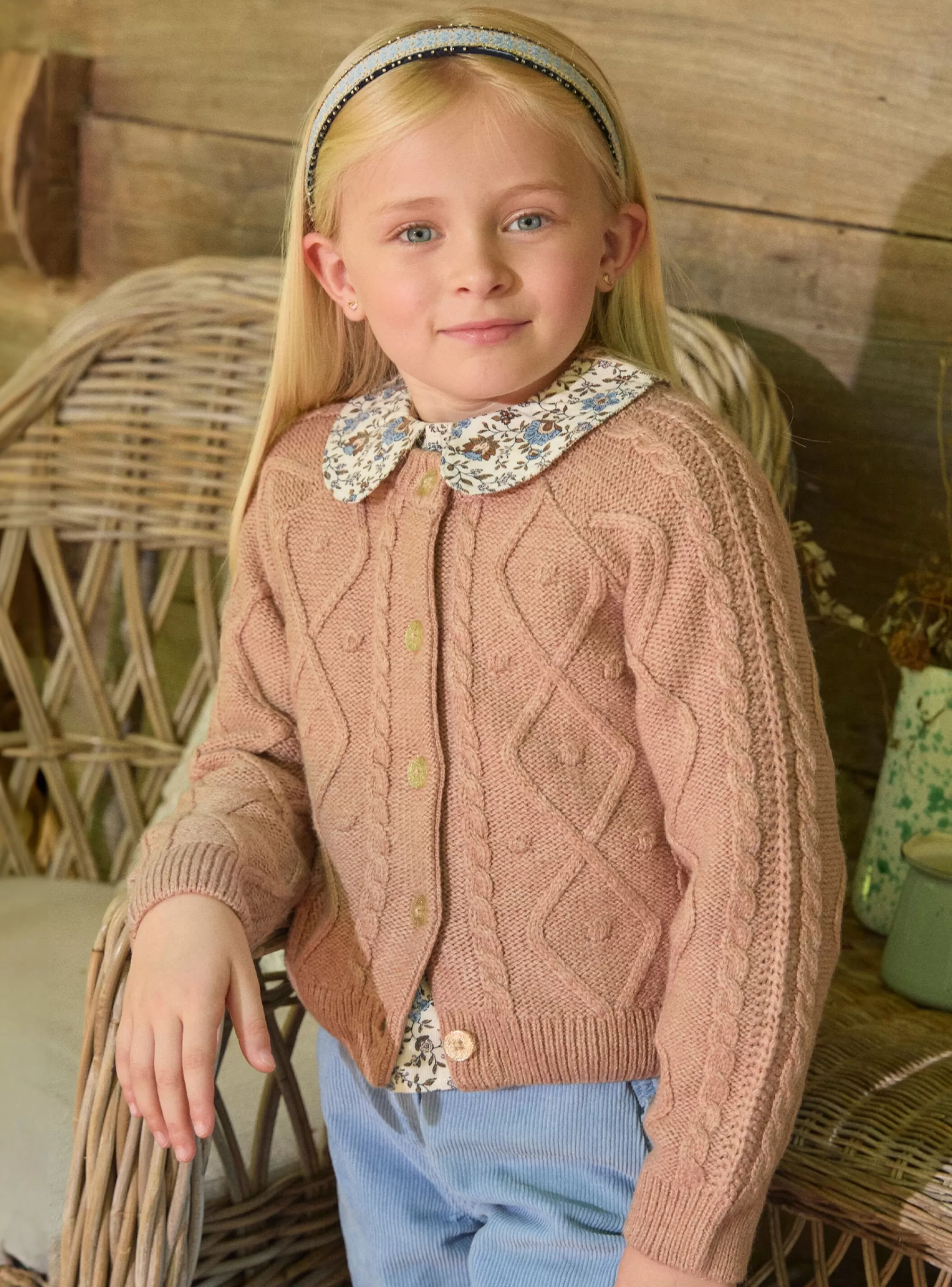 Clearance Sergent Major Gilet maille torsadée