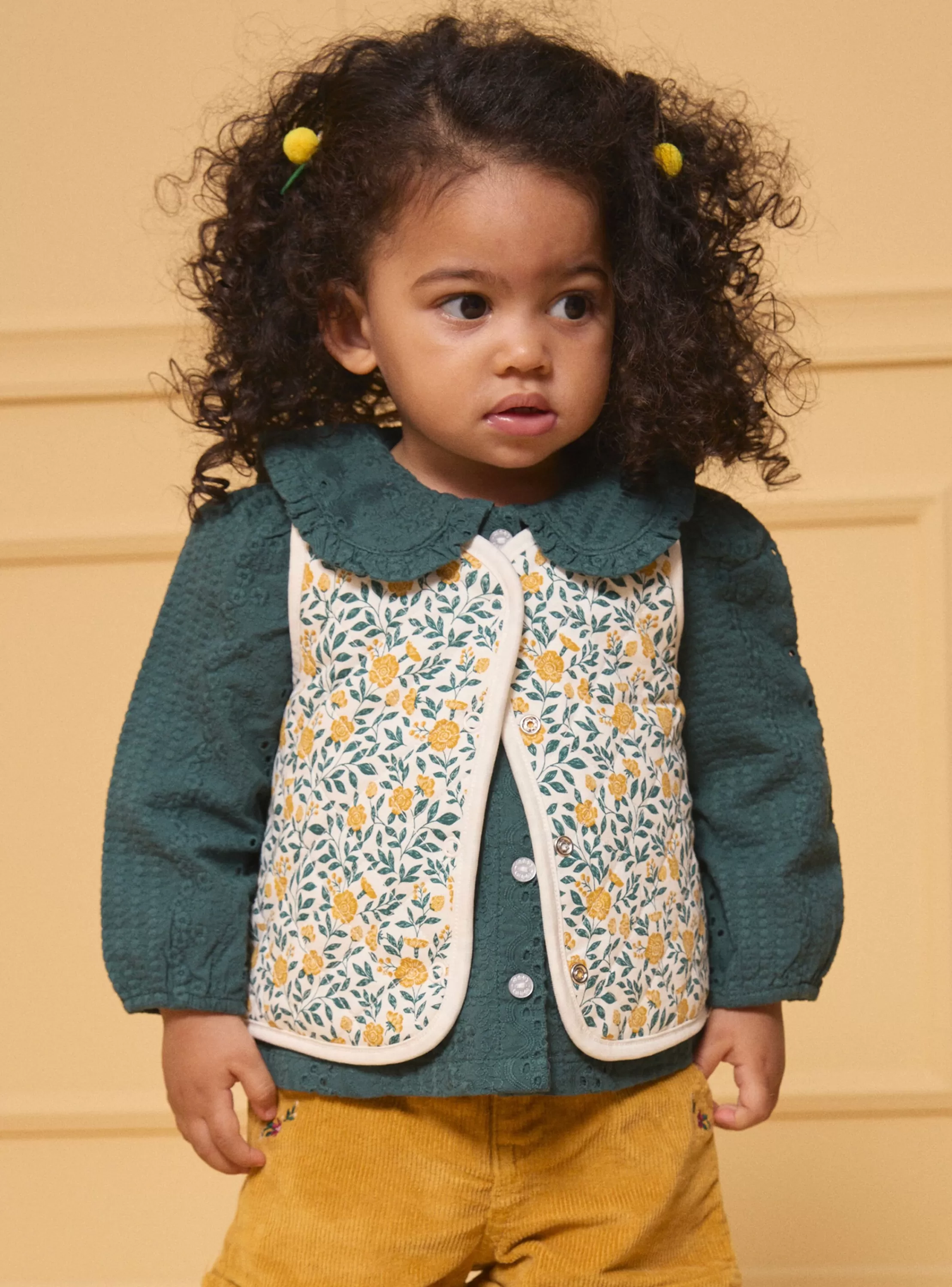 Best Sergent Major Gilet réversible fleuri