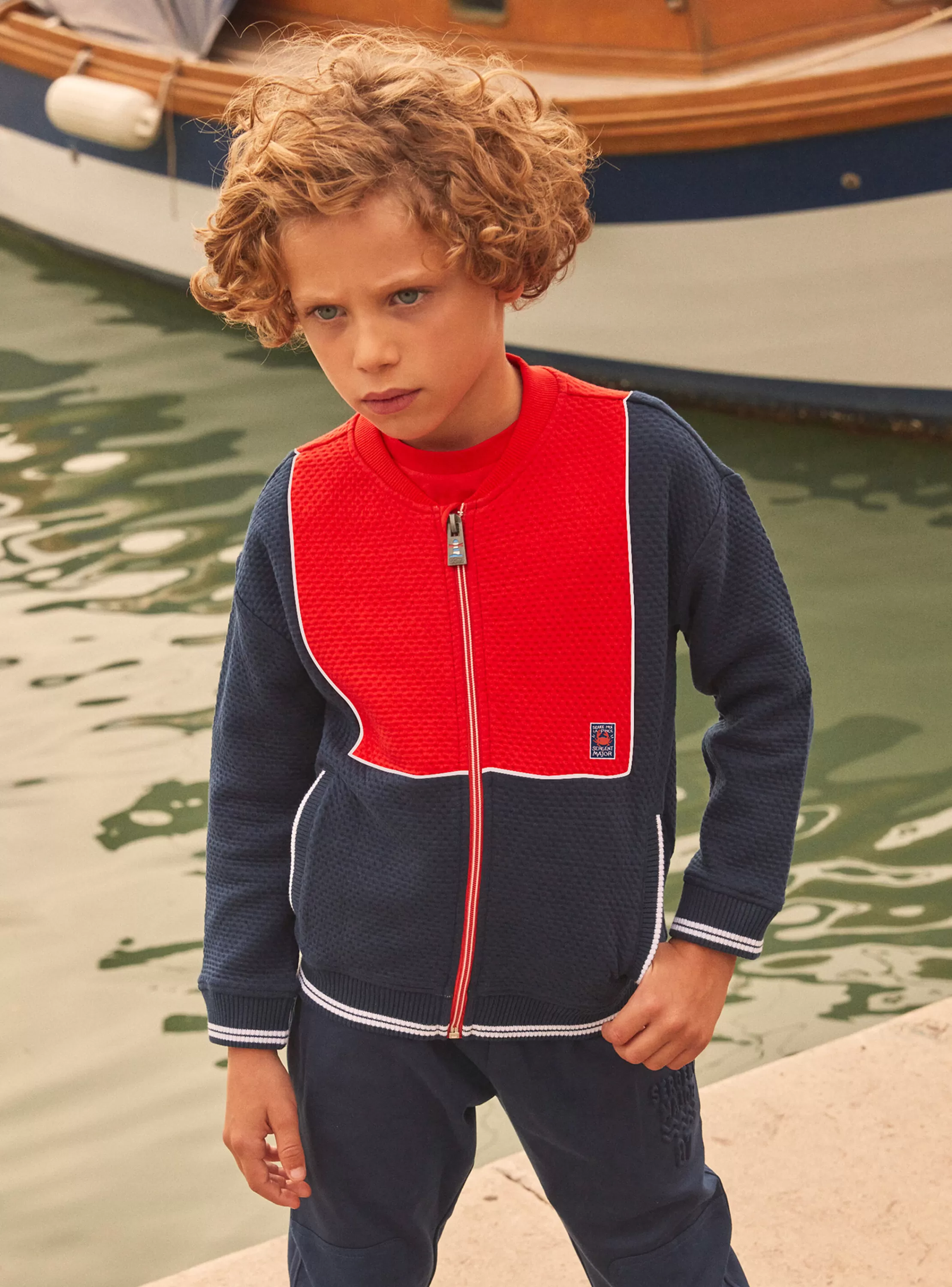 Sale Sergent Major Gilet Rouge