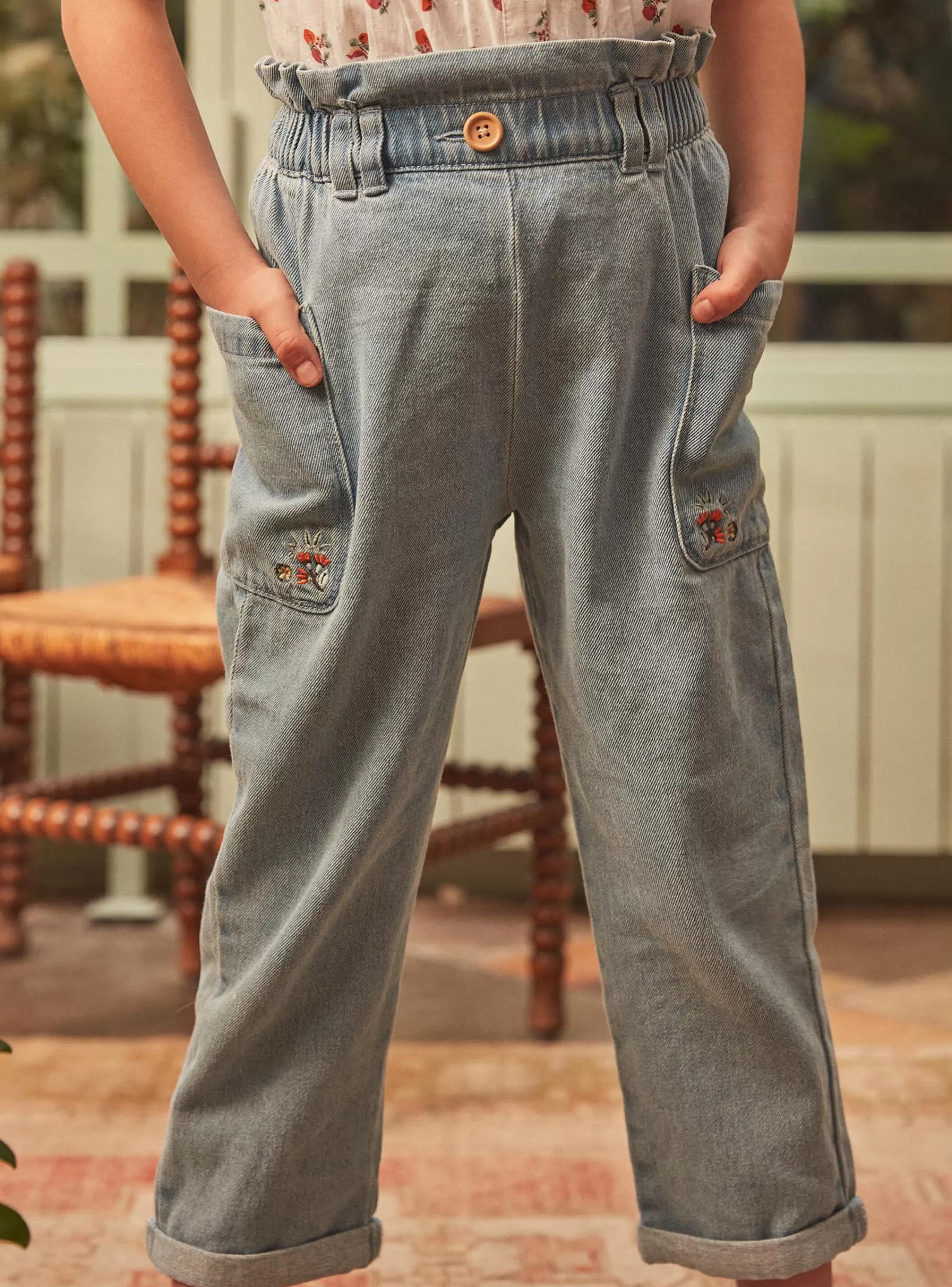 Clearance Sergent Major Jean bleu clair