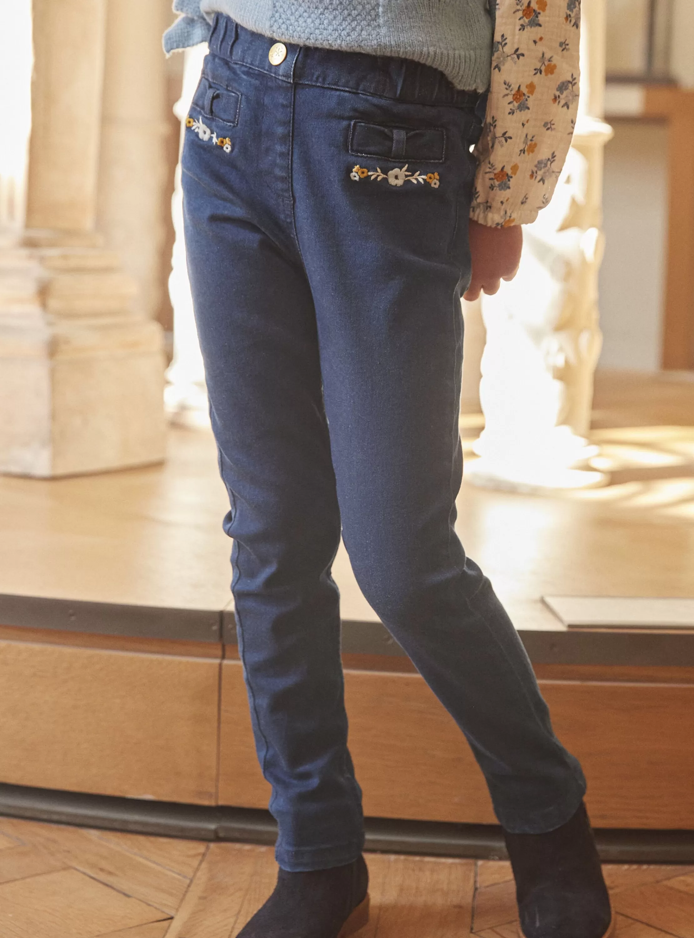 Cheap Sergent Major Jean slim bleu en denim