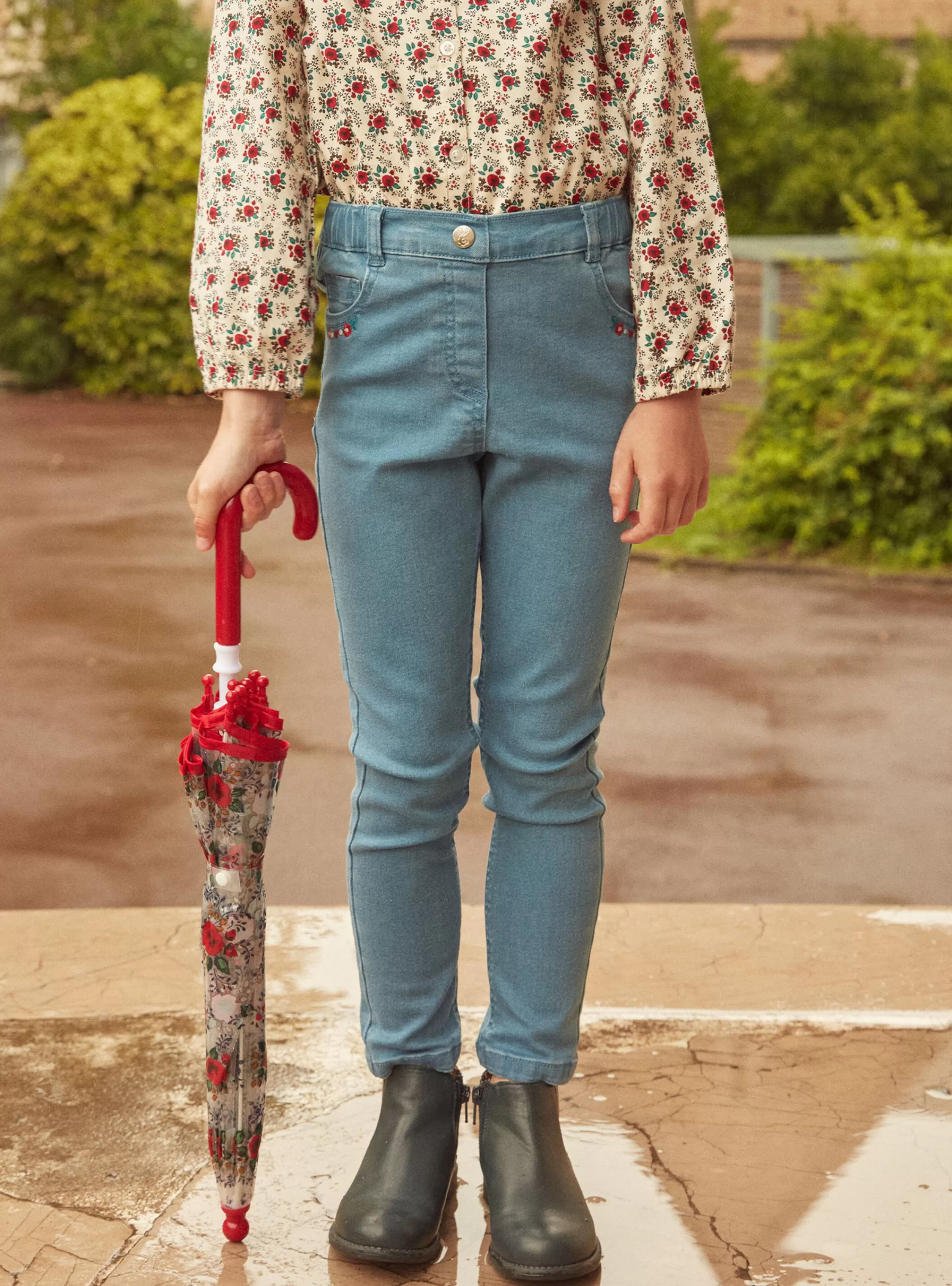 Best Sergent Major Jeans slim à brodé
