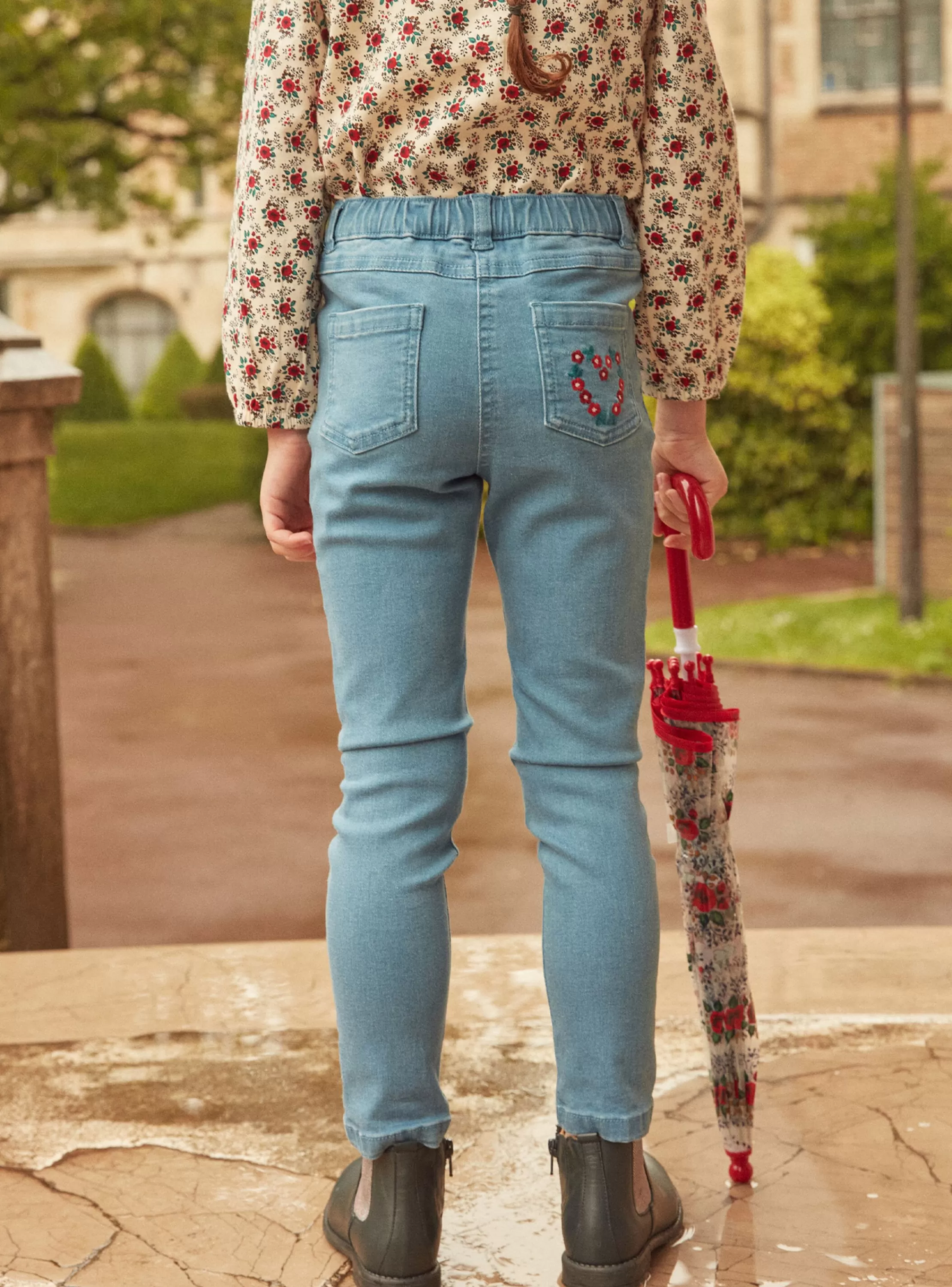 Best Sergent Major Jeans slim à brodé