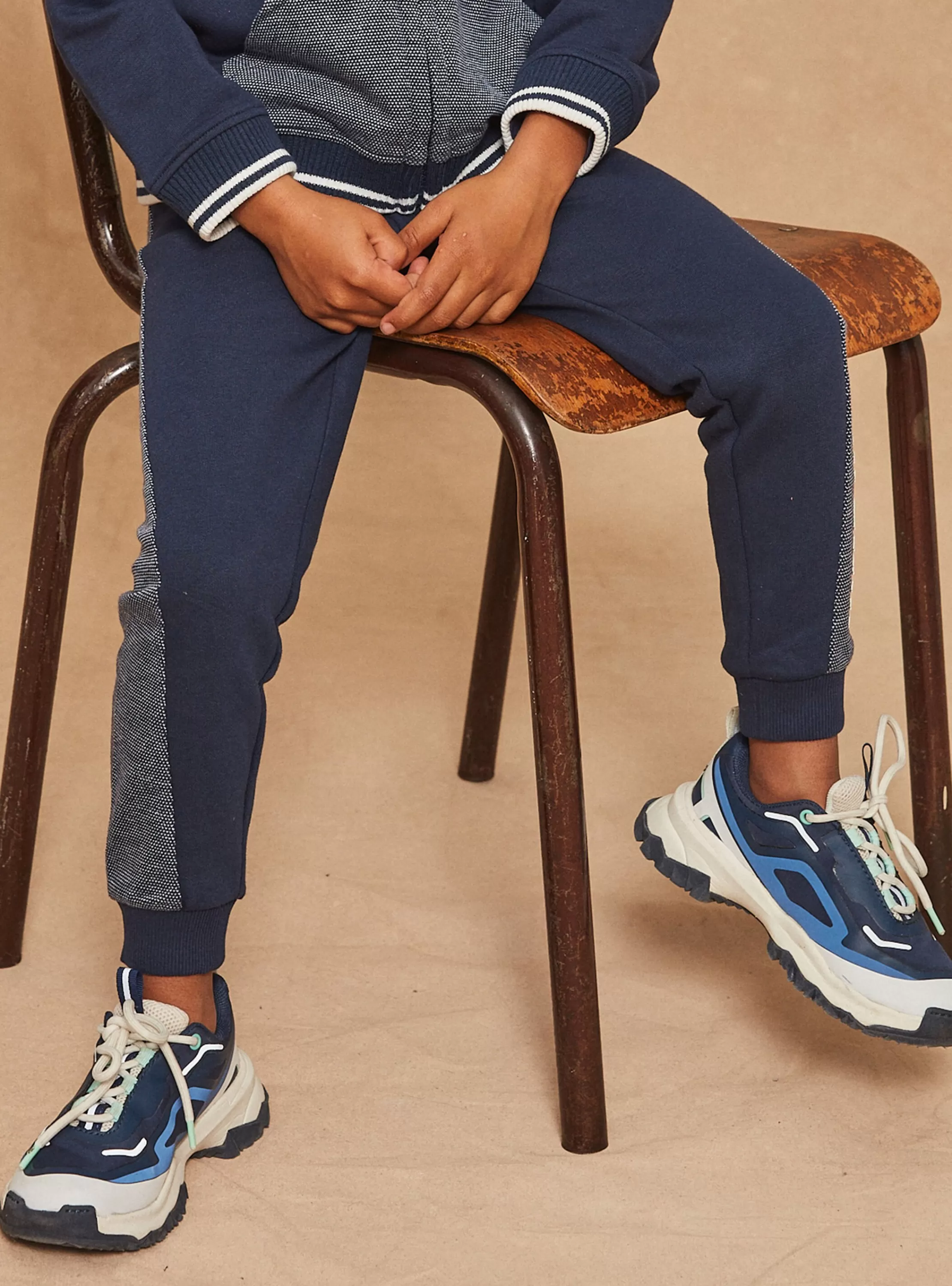 Store Sergent Major Jogging bleu marine