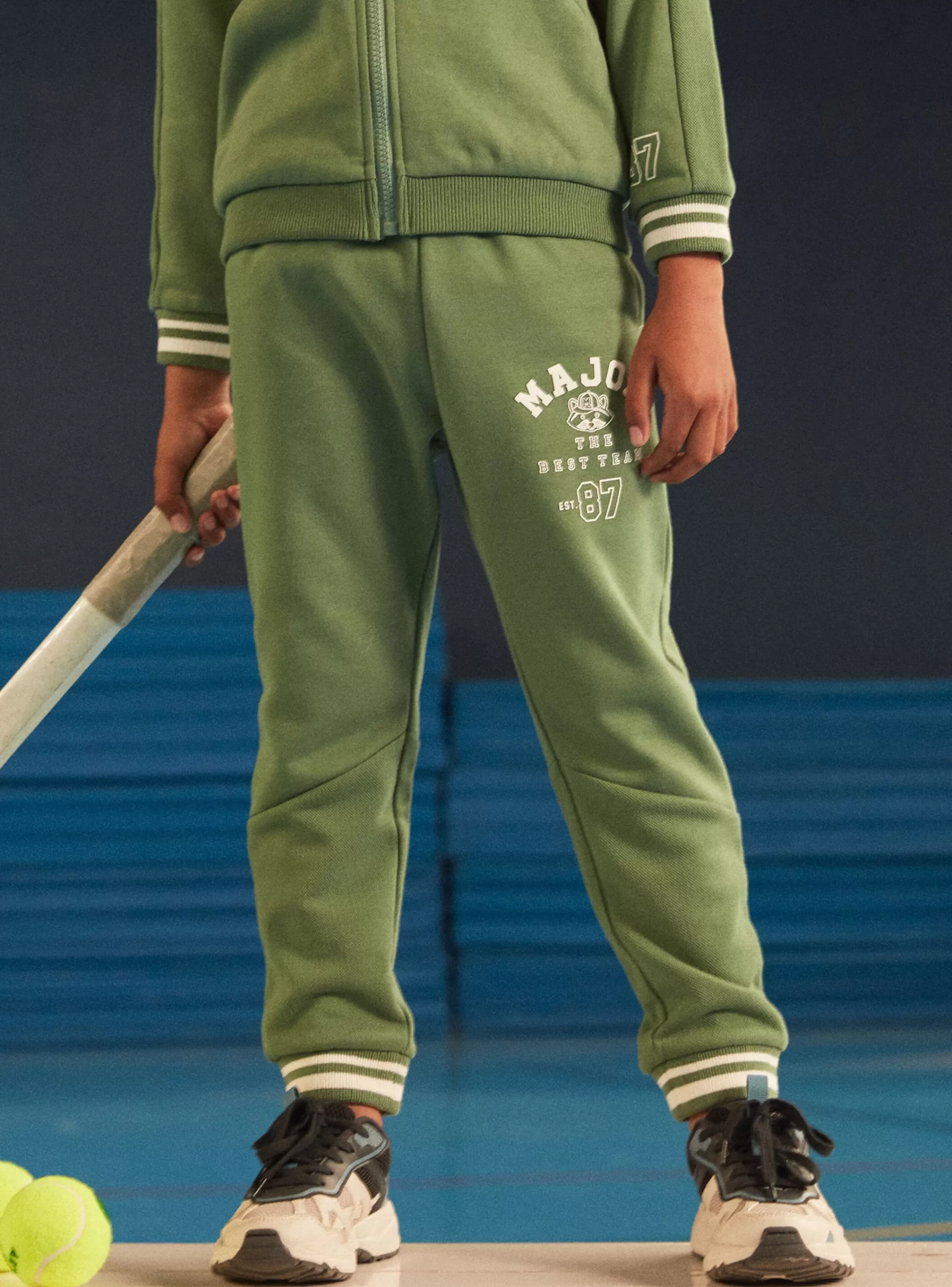 Flash Sale Sergent Major Jogging en molleton gratté vert