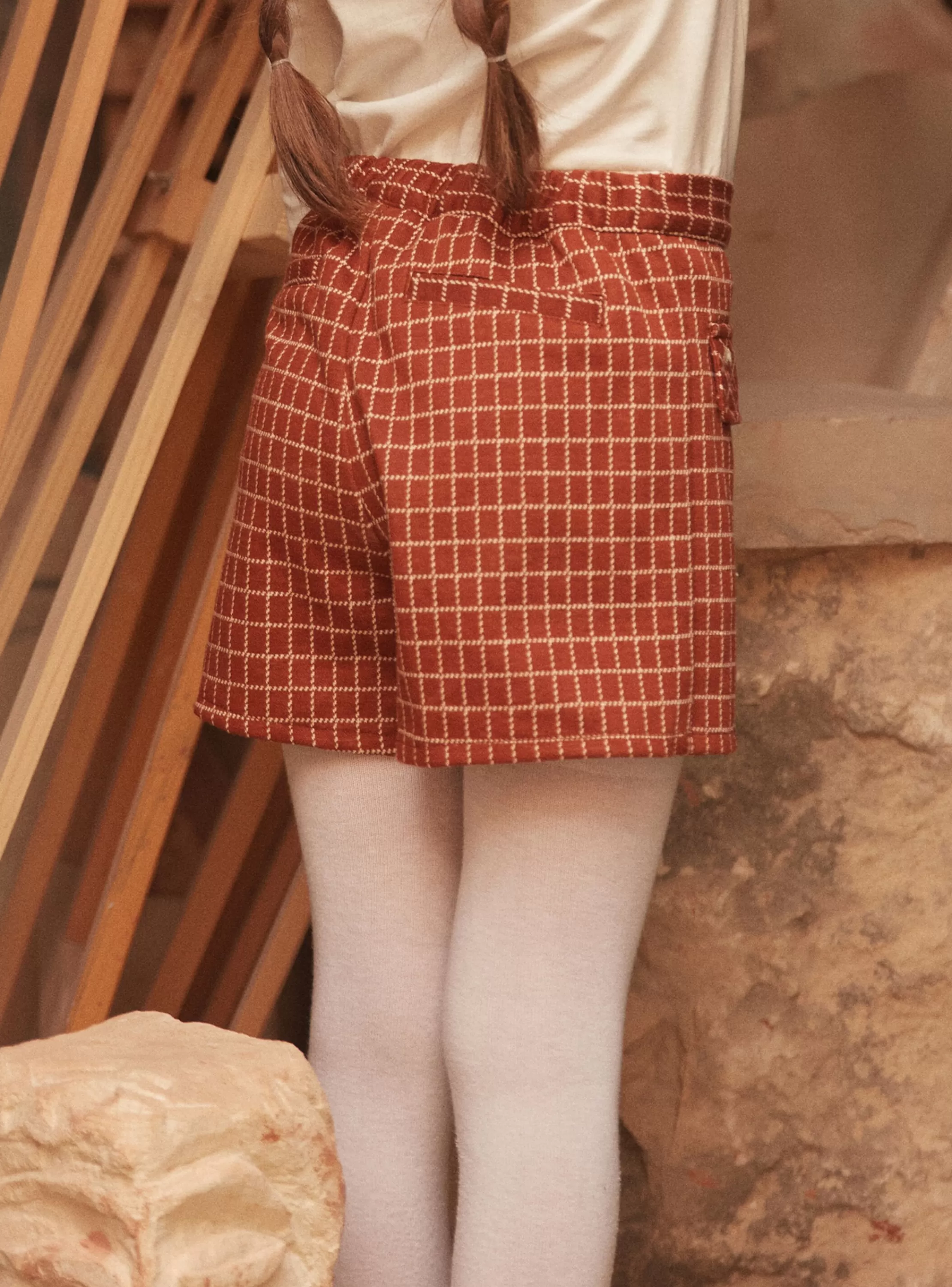 Sale Sergent Major Jupe-Short à carreaux