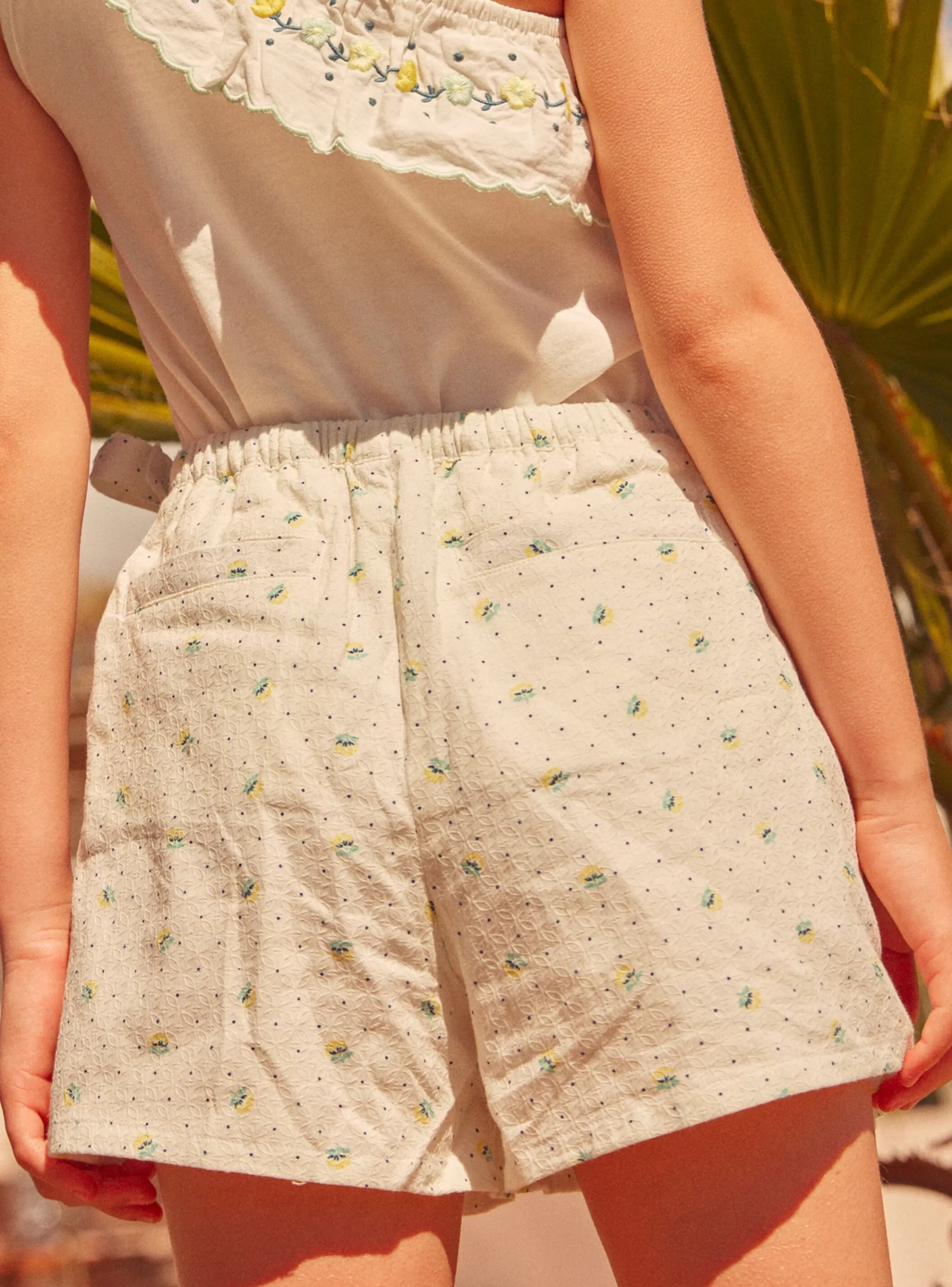 Online Sergent Major Jupe-Short Ivoire