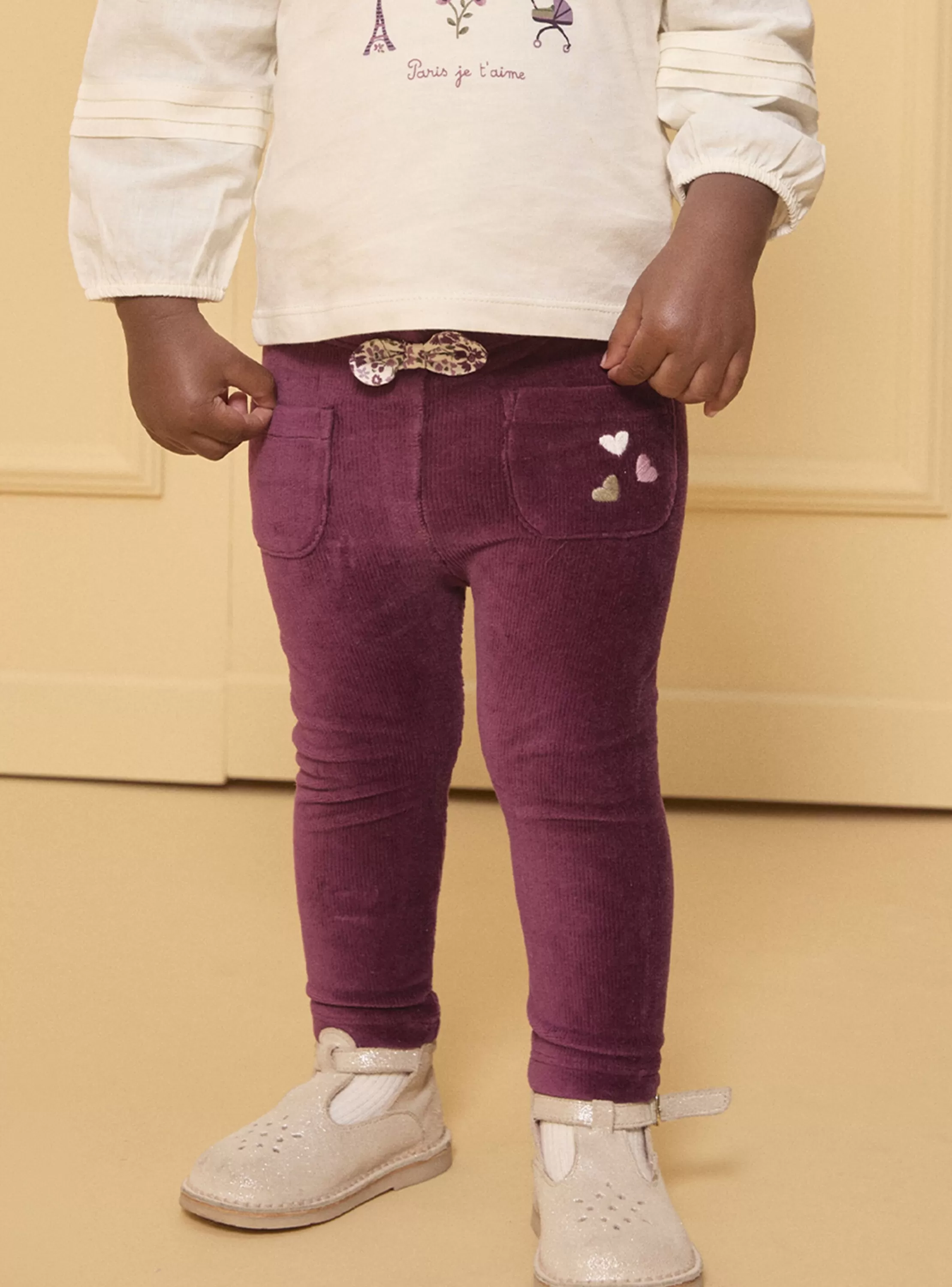 Sale Sergent Major Legging en velours côtelé