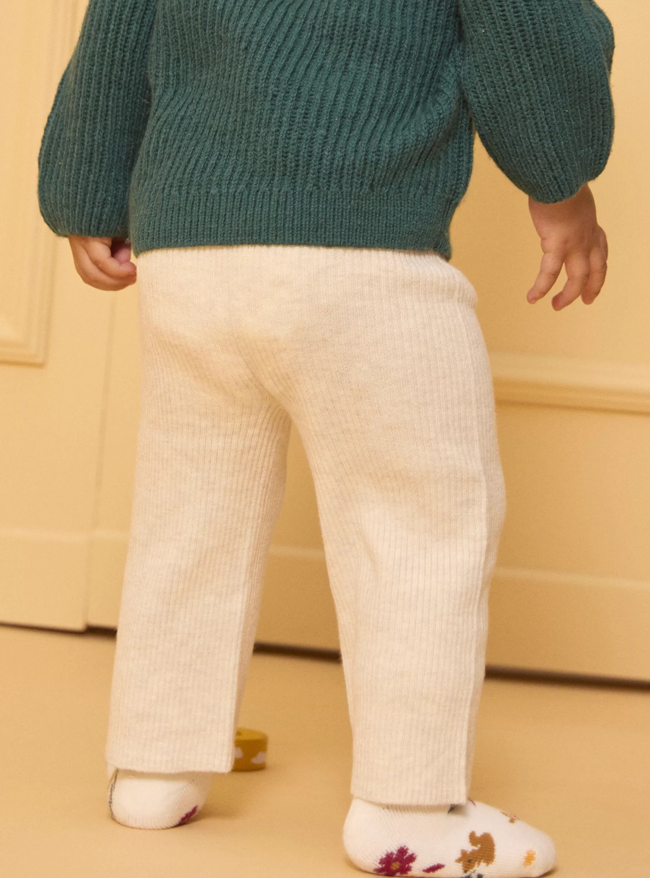 Fashion Sergent Major Legging flare côtelé