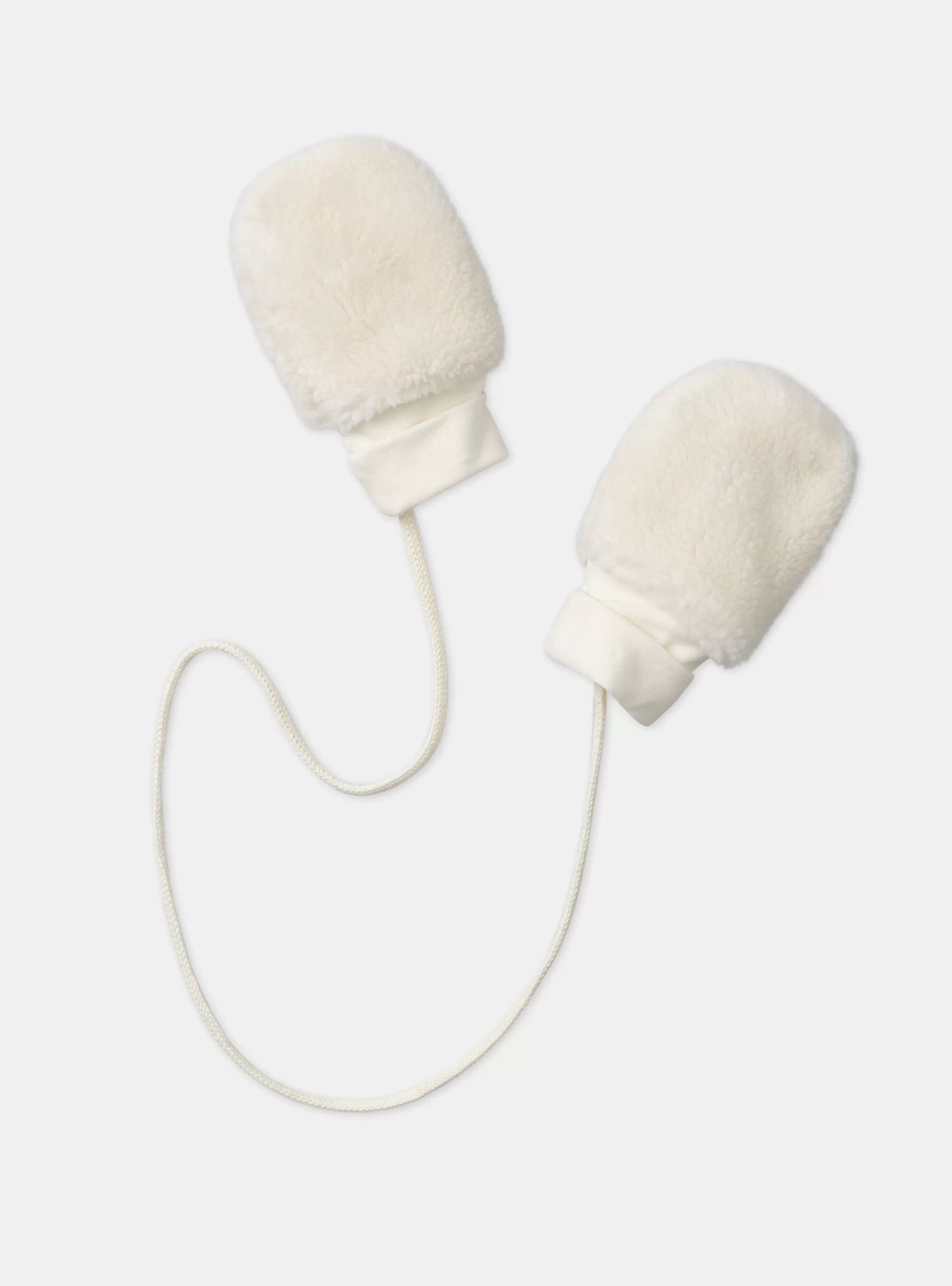 Shop Sergent Major Moufles fine fourrure synthétique