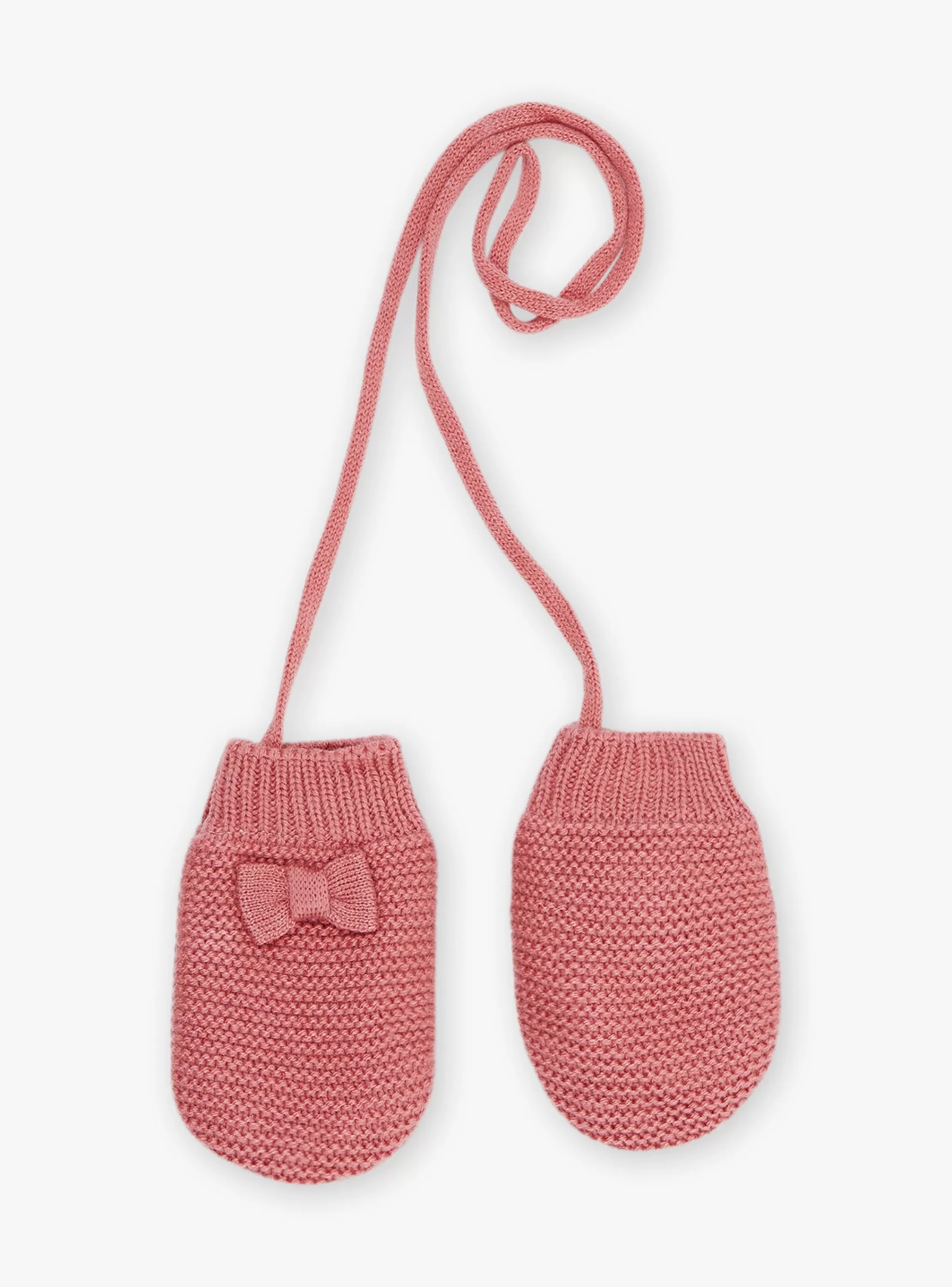 Cheap Sergent Major Moufles rose en tricot