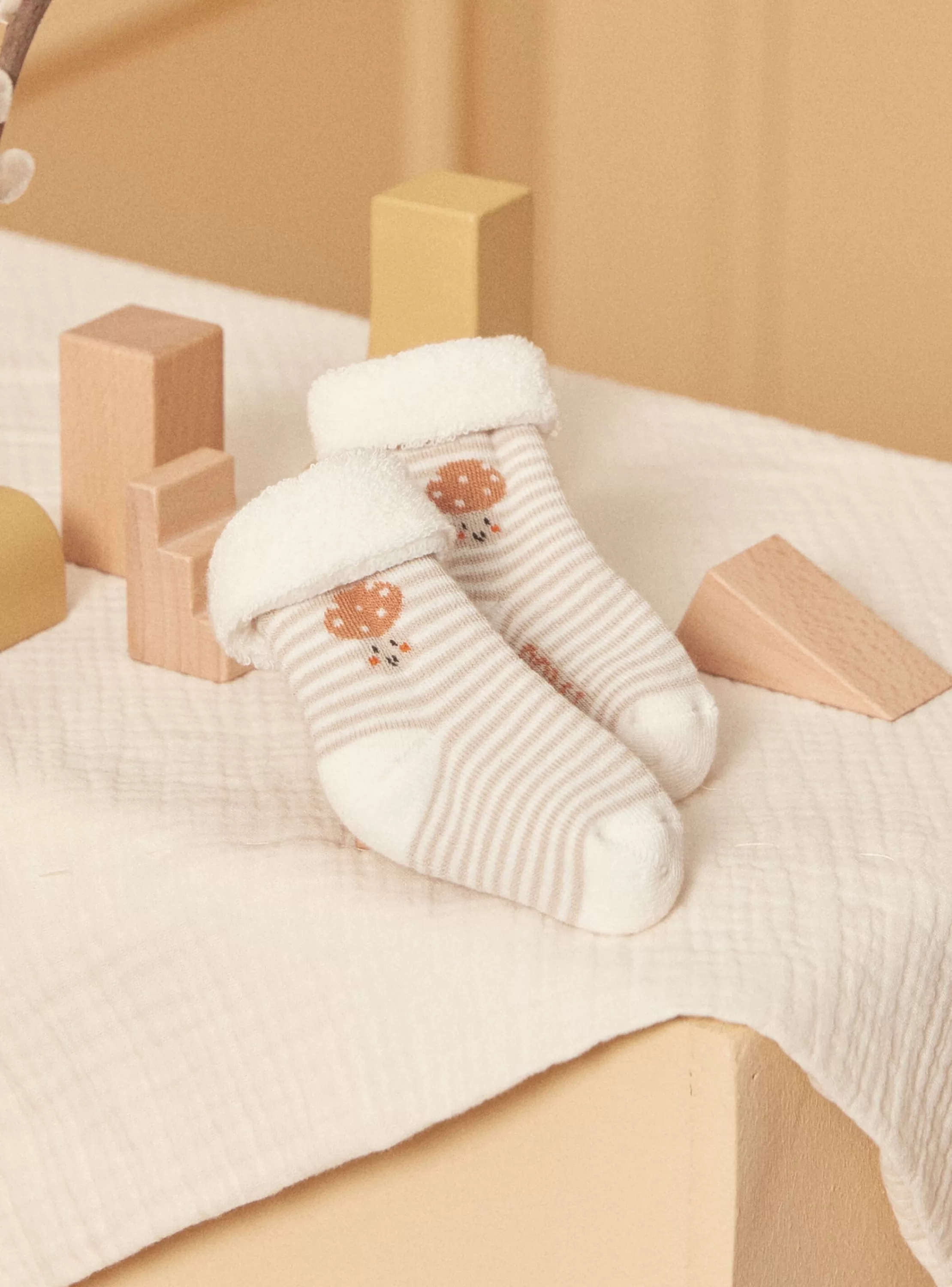 Shop Sergent Major 2 paires de chaussettes écrues
