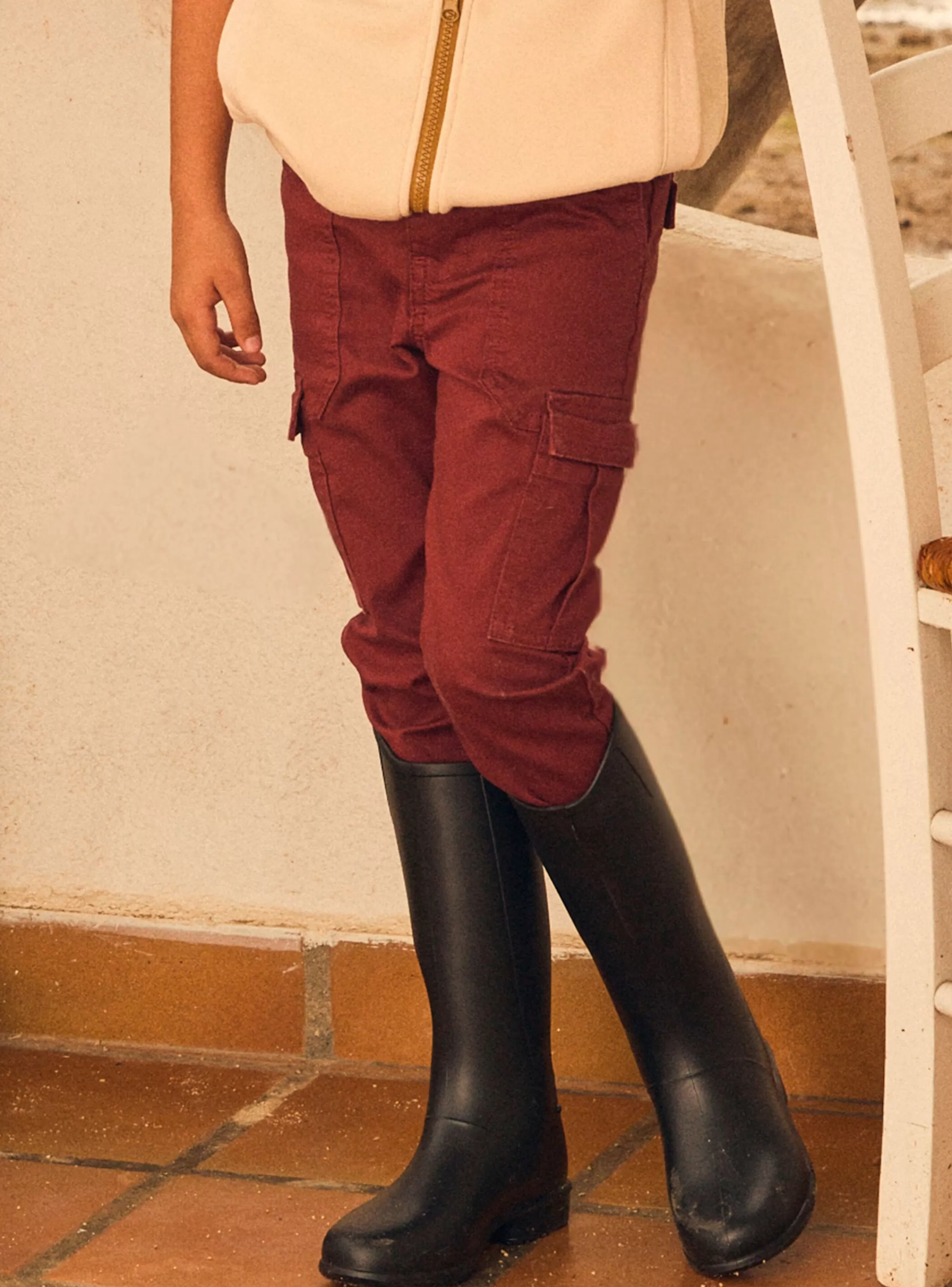 Best Sergent Major Pantalon Cargo Bordeau