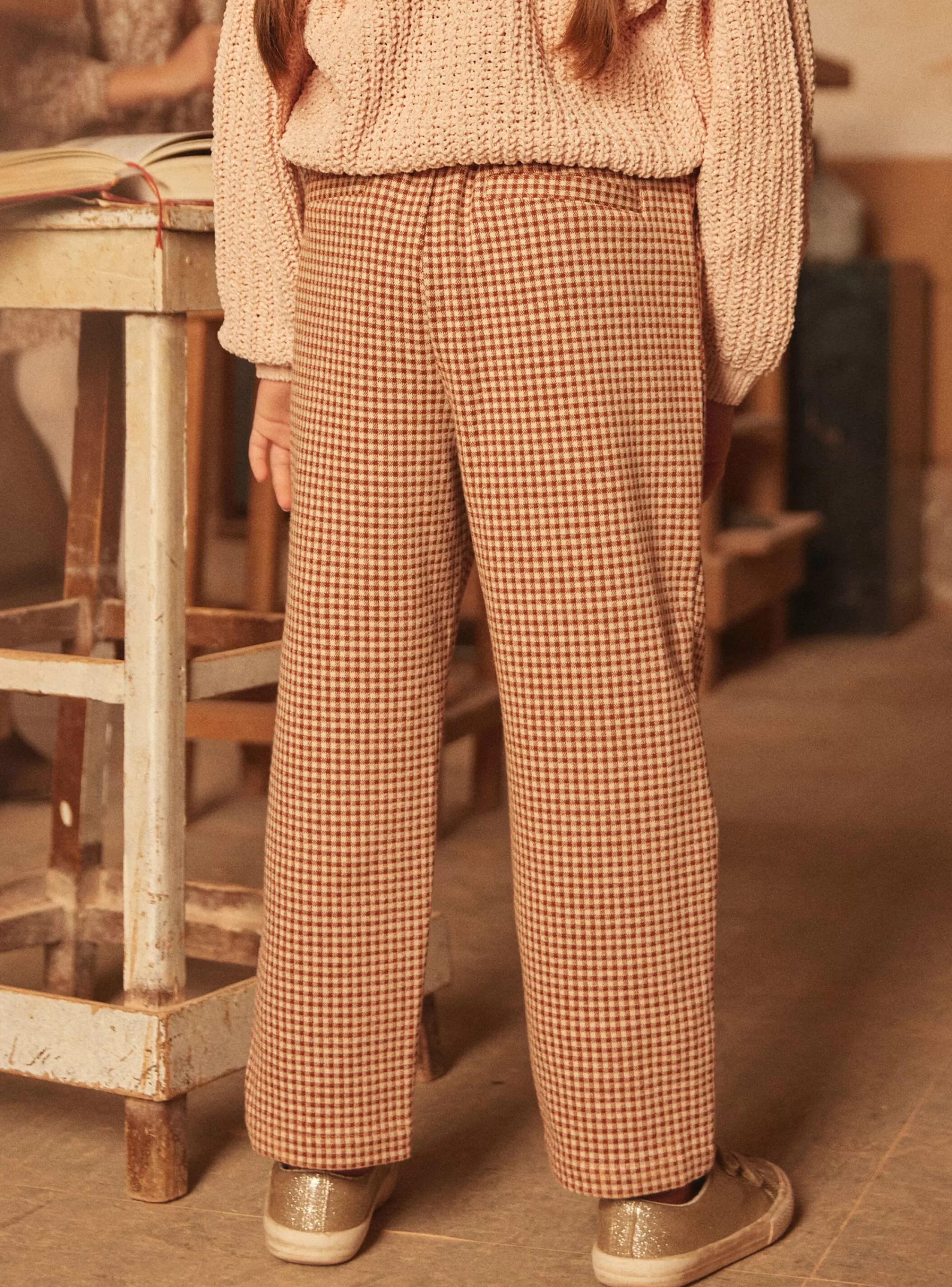 Shop Sergent Major Pantalon carrot à carreaux