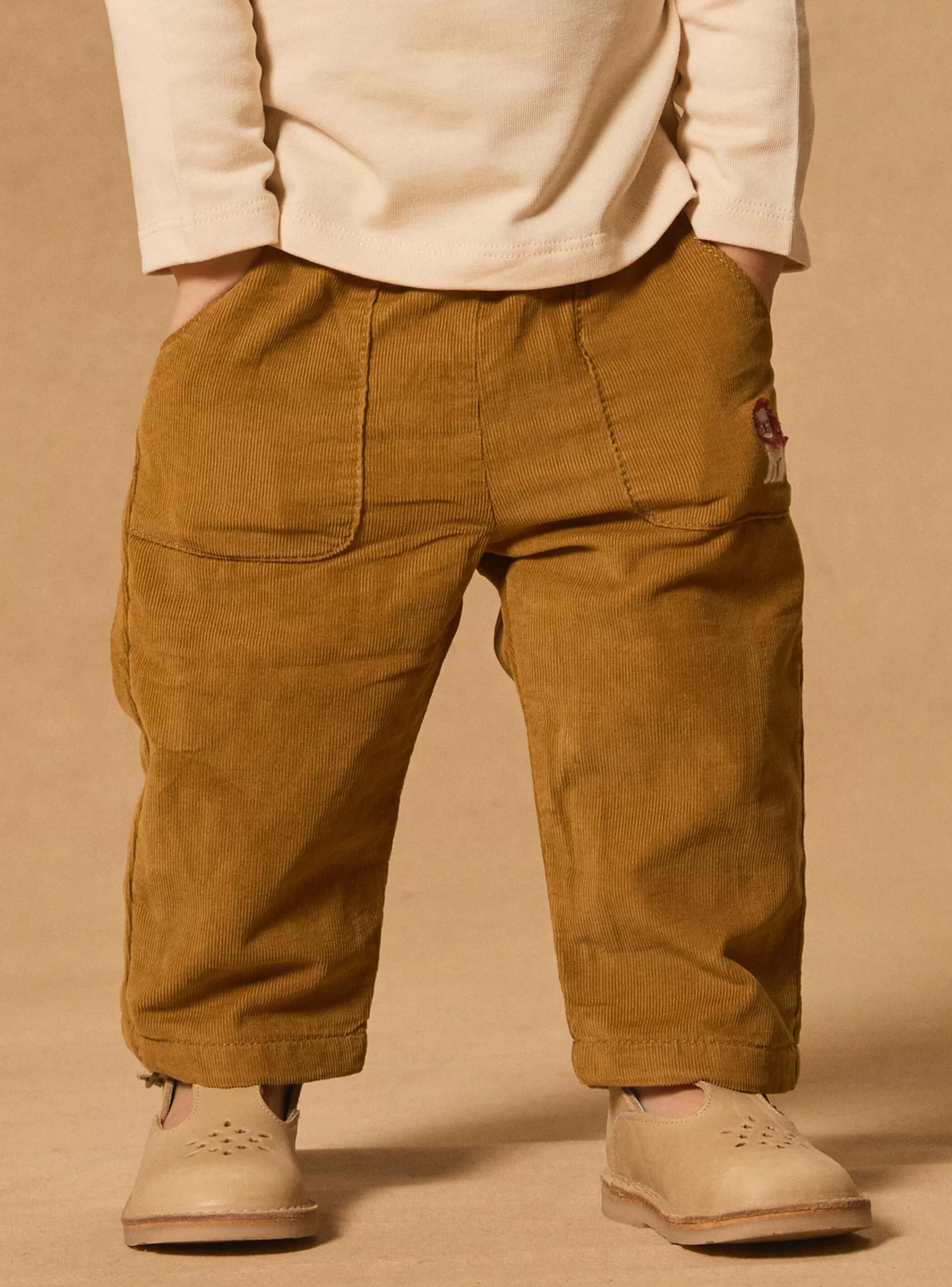 Fashion Sergent Major Pantalon en velours côtelé