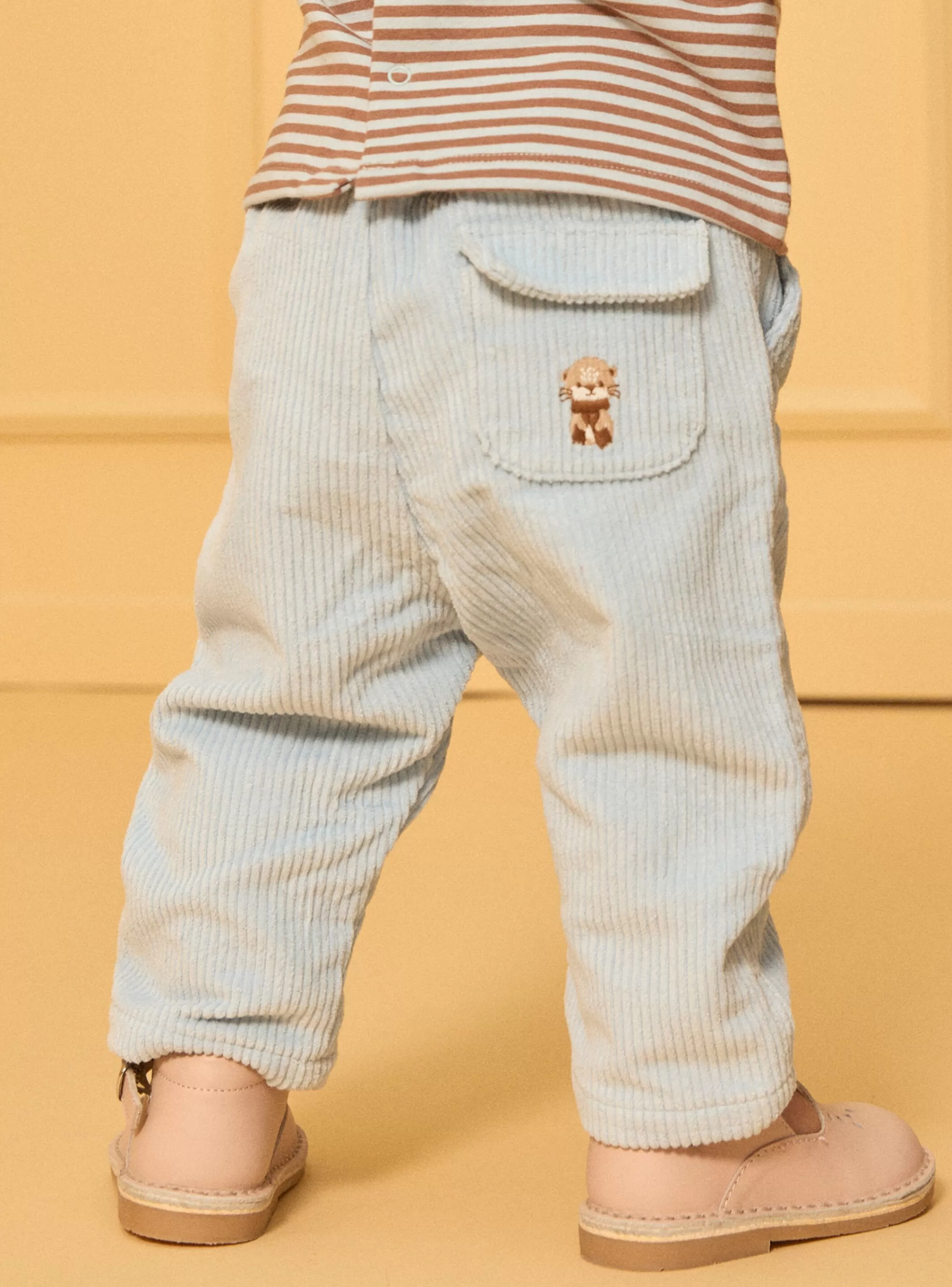 Best Sale Sergent Major Pantalon en velours côtelé