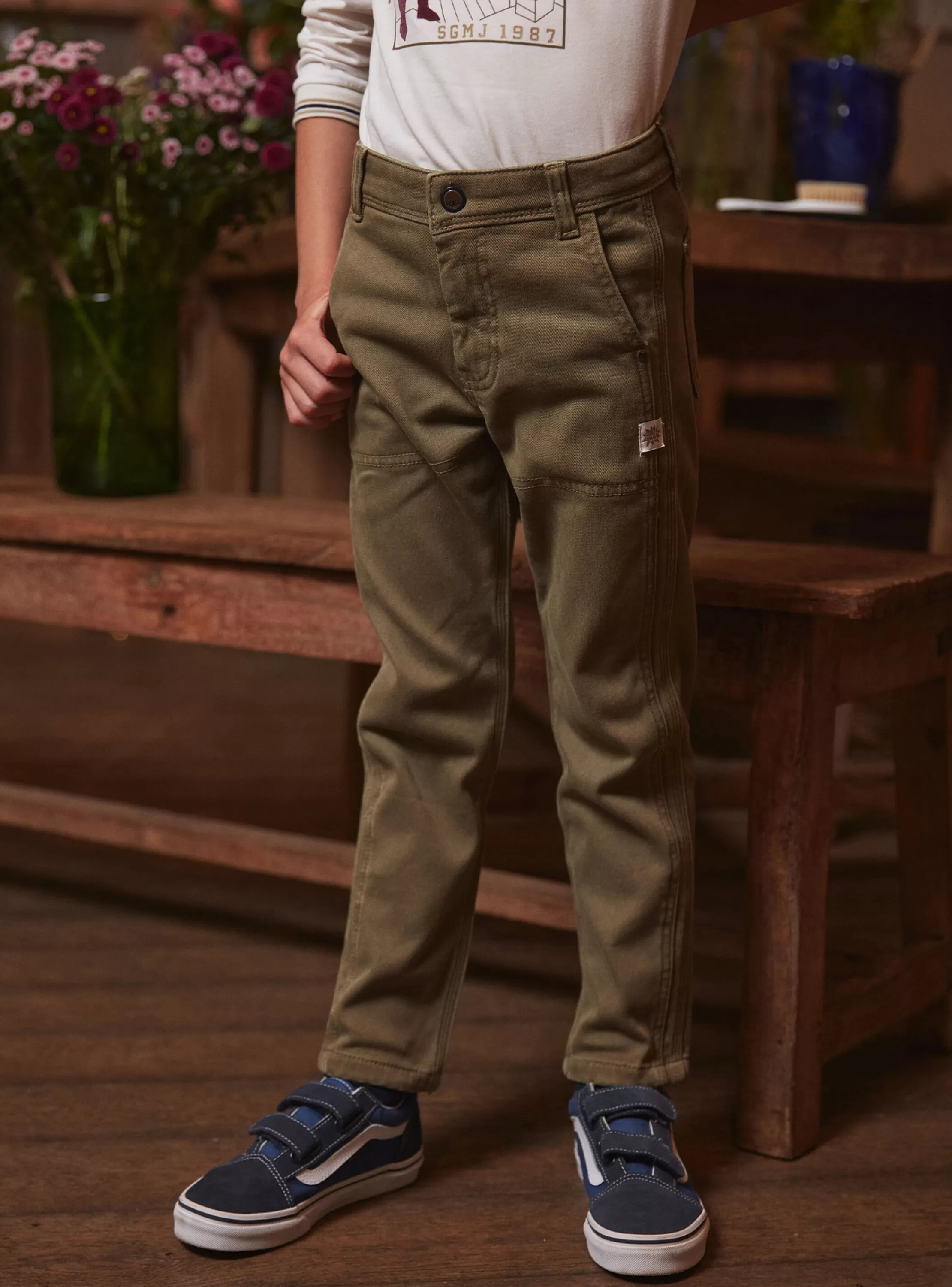 Fashion Sergent Major Pantalon Kaki