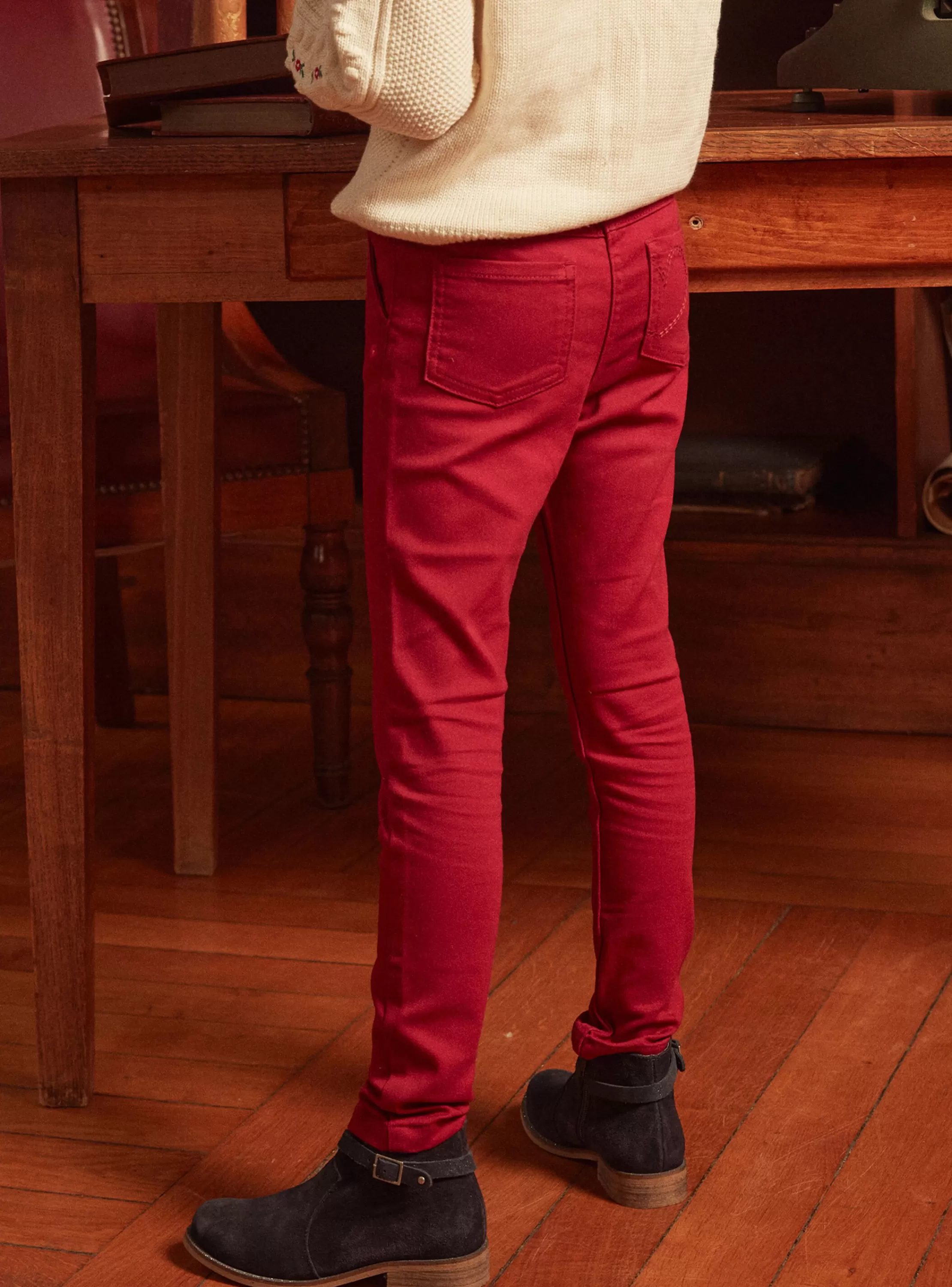 Shop Sergent Major Pantalon slim rouge