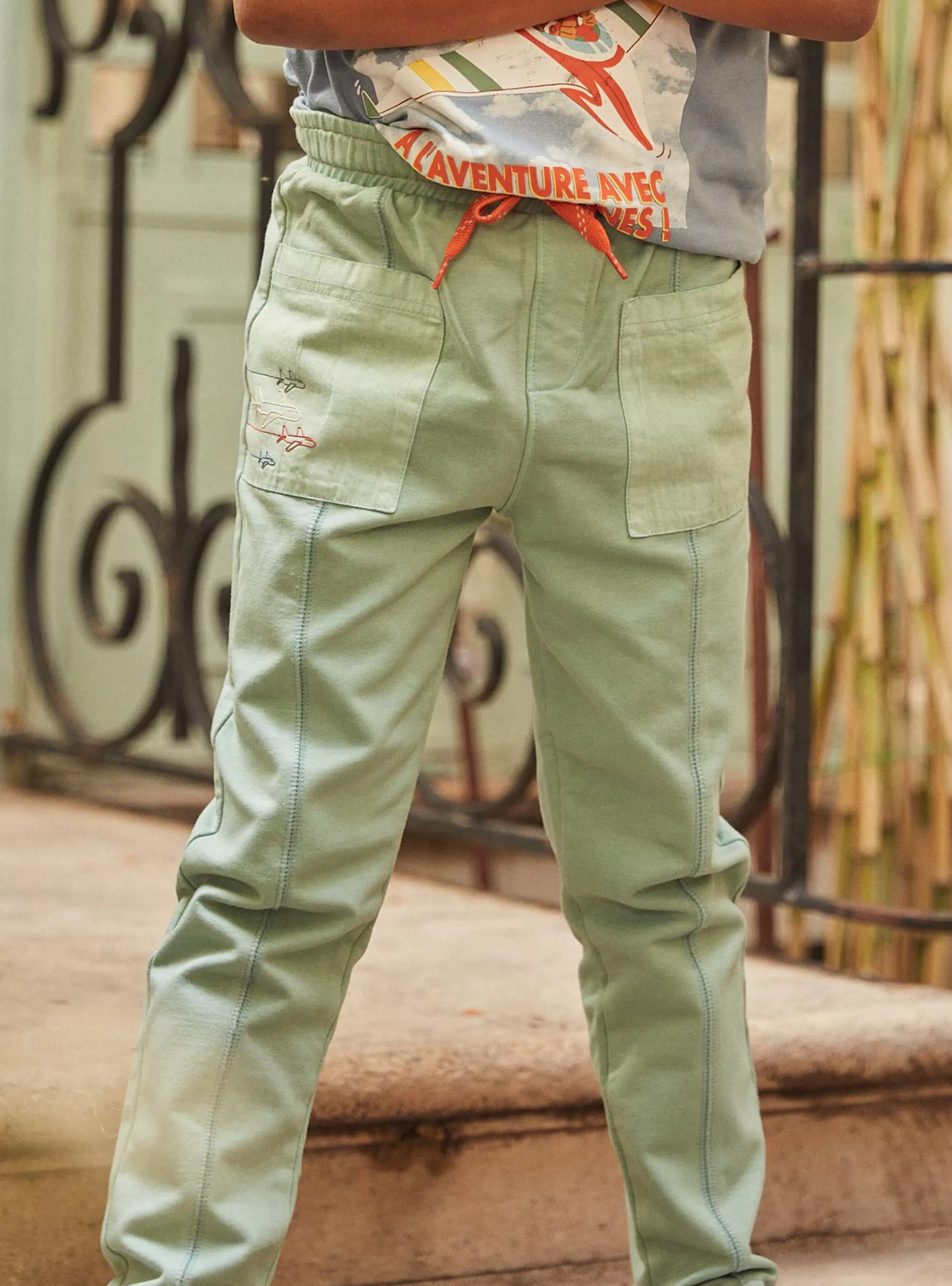 Flash Sale Sergent Major Pantalon vert en molleton