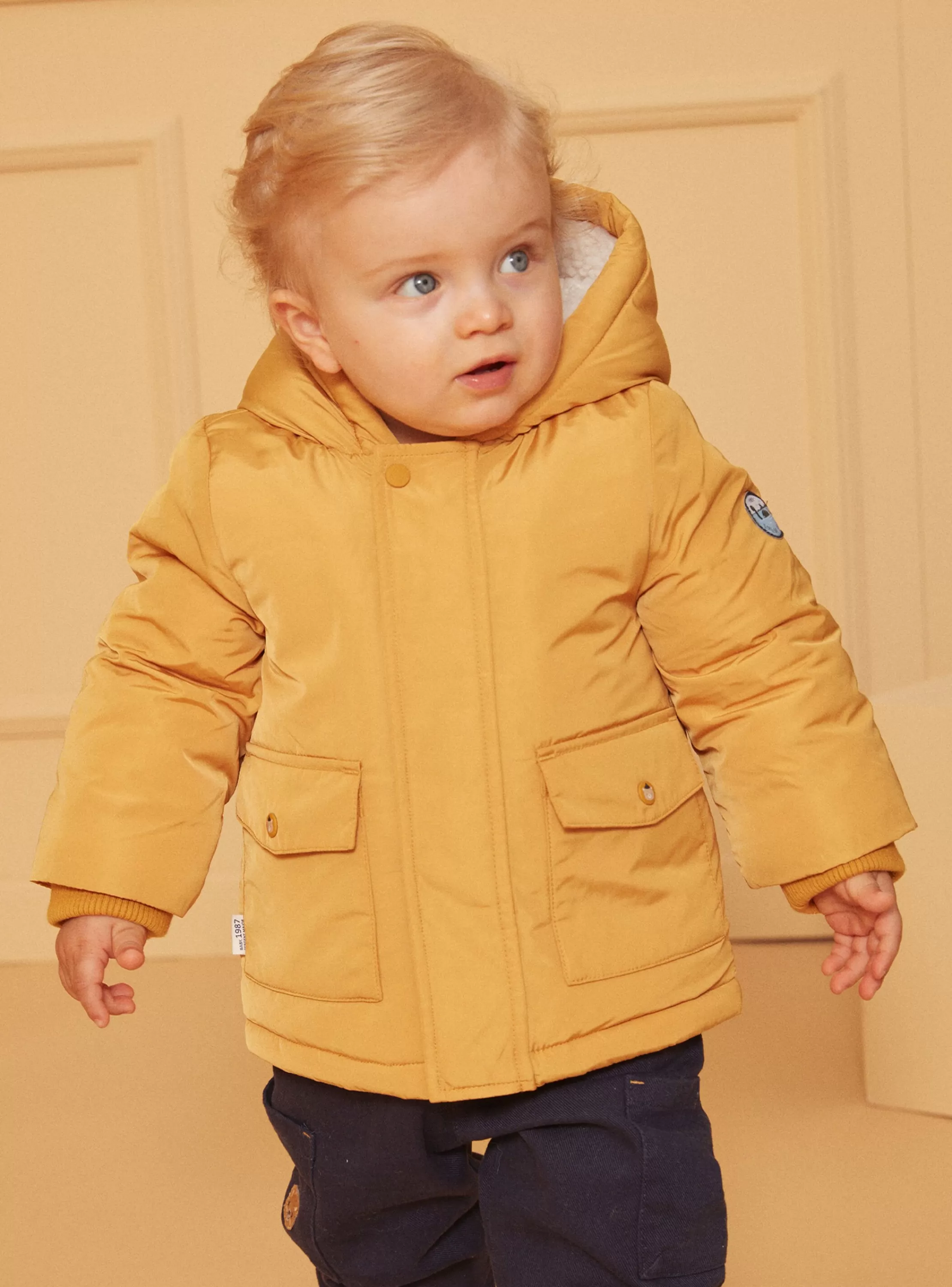 Sale Sergent Major Parka Jaune