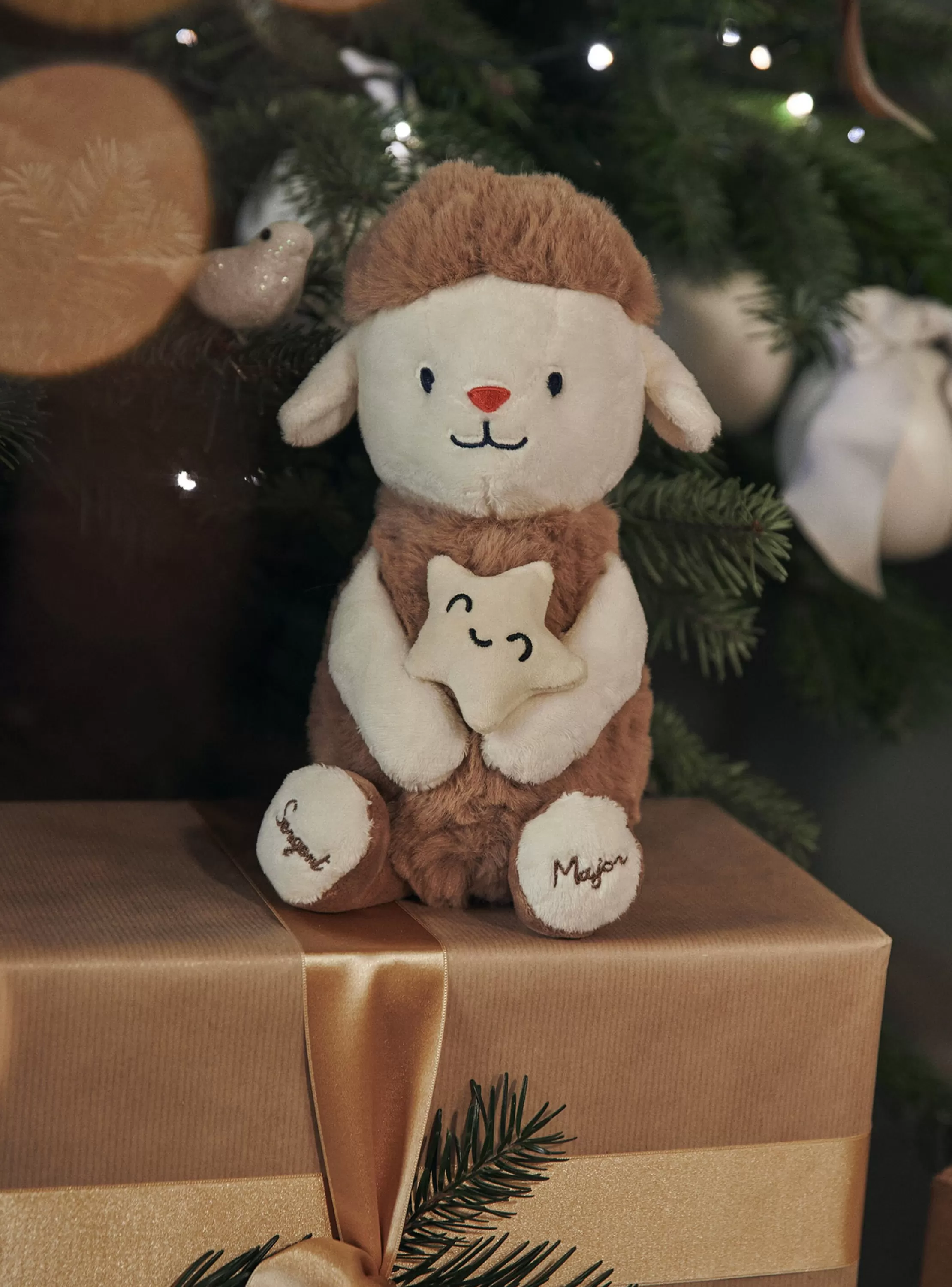 Store Sergent Major Peluche Mouton beige