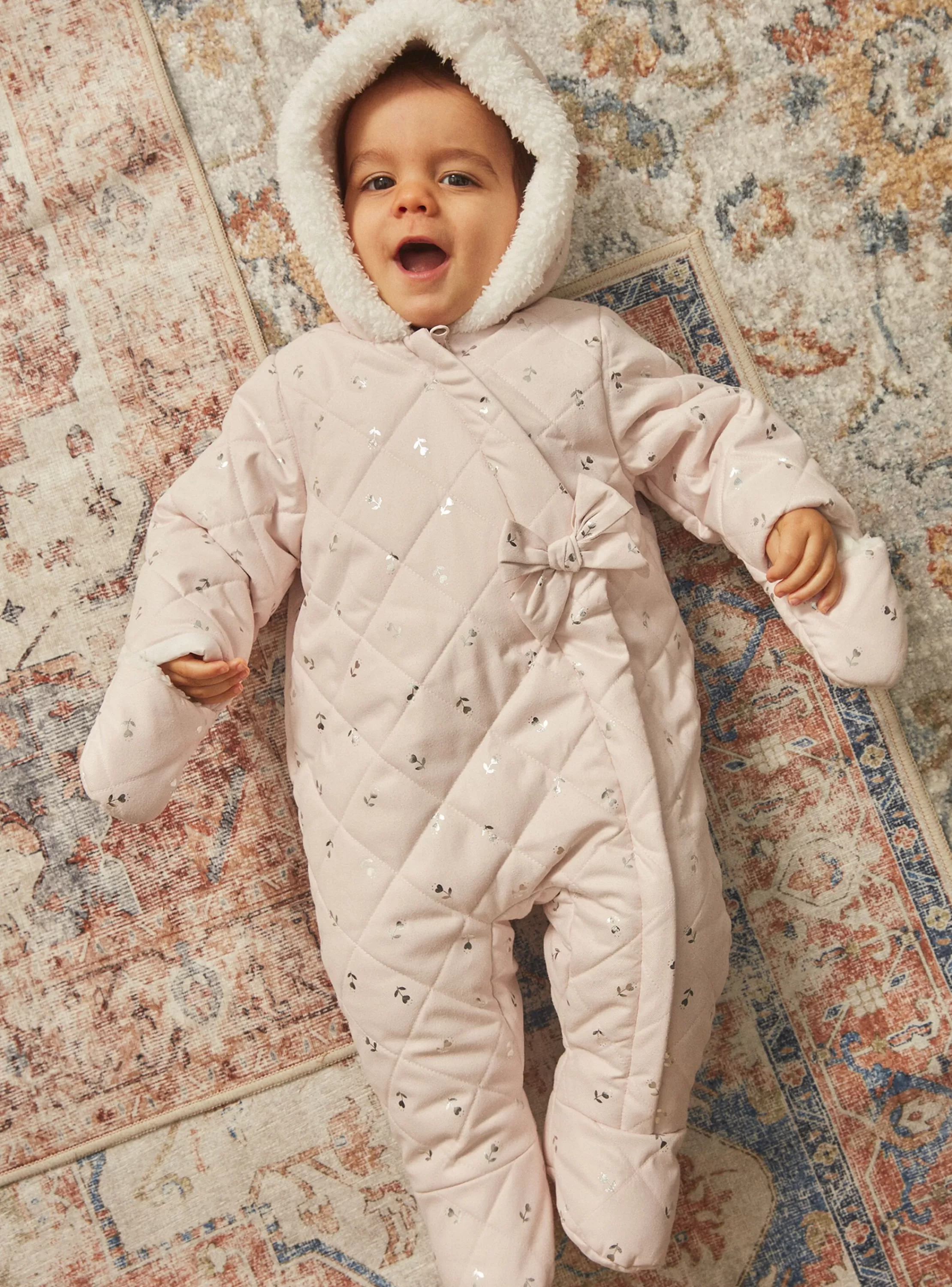 Flash Sale Sergent Major Pilote rose poudré à imprimé fleuri