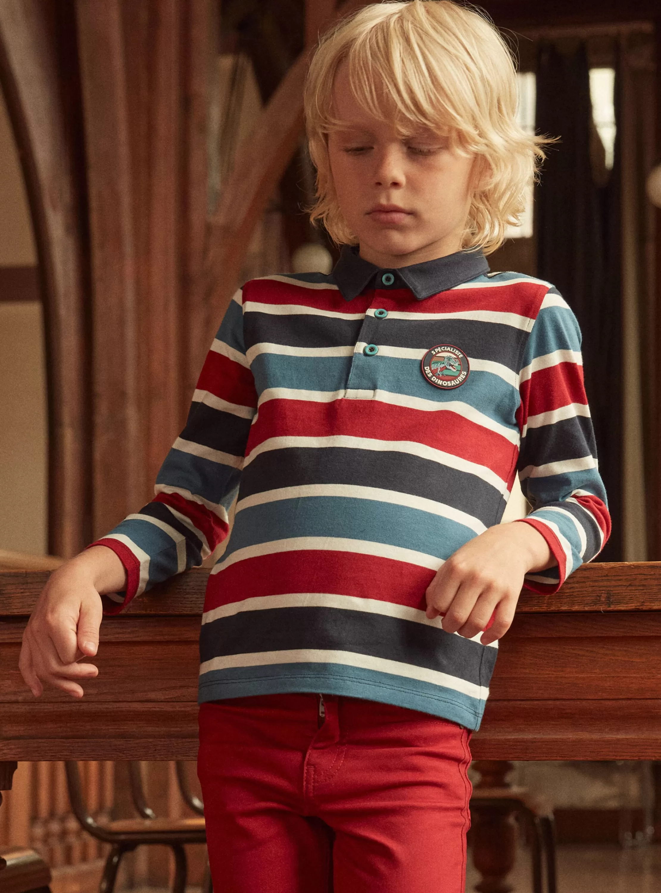 New Sergent Major Polo Dino Rayé