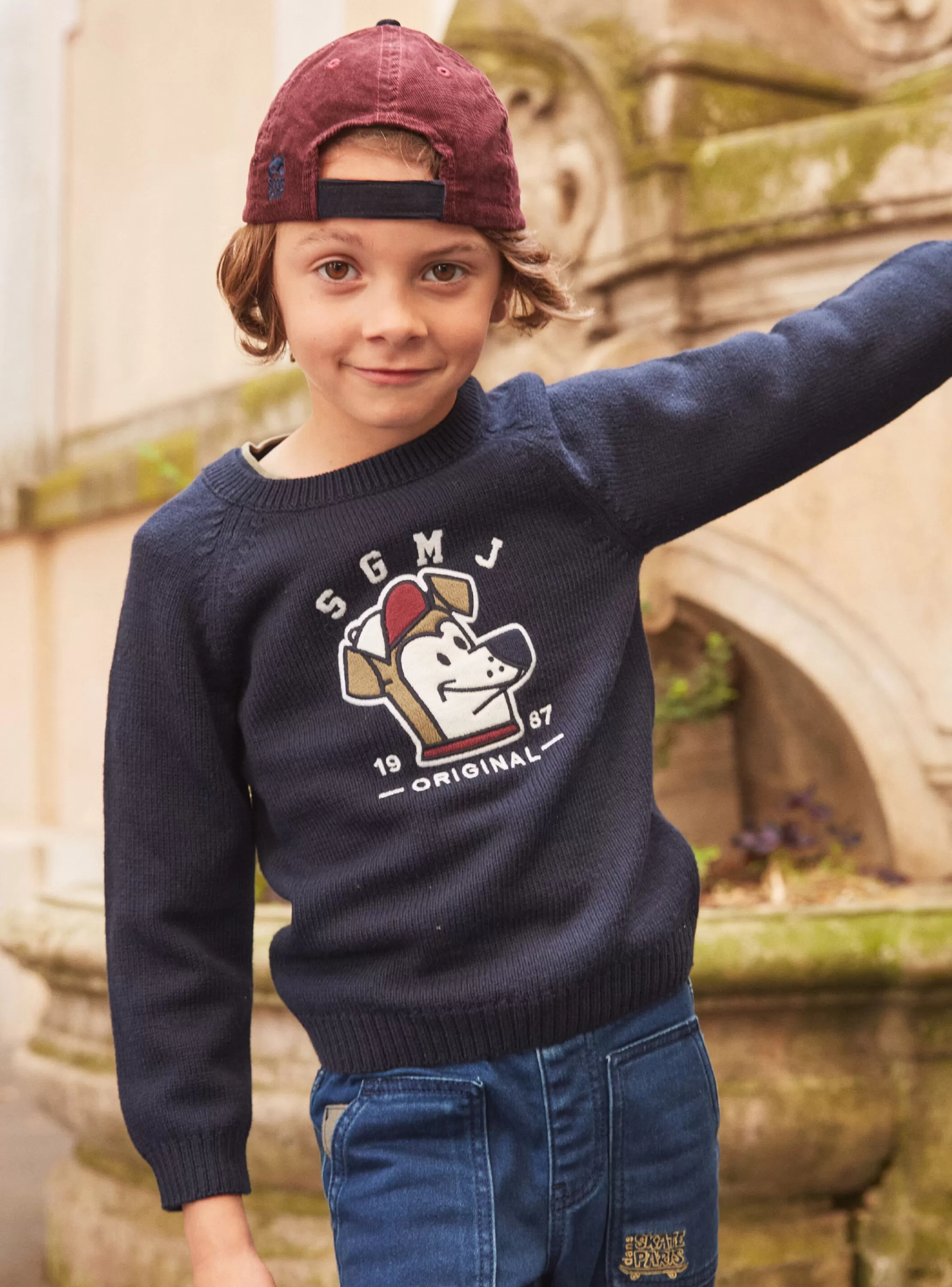 Best Sale Sergent Major Pull Bleu marine