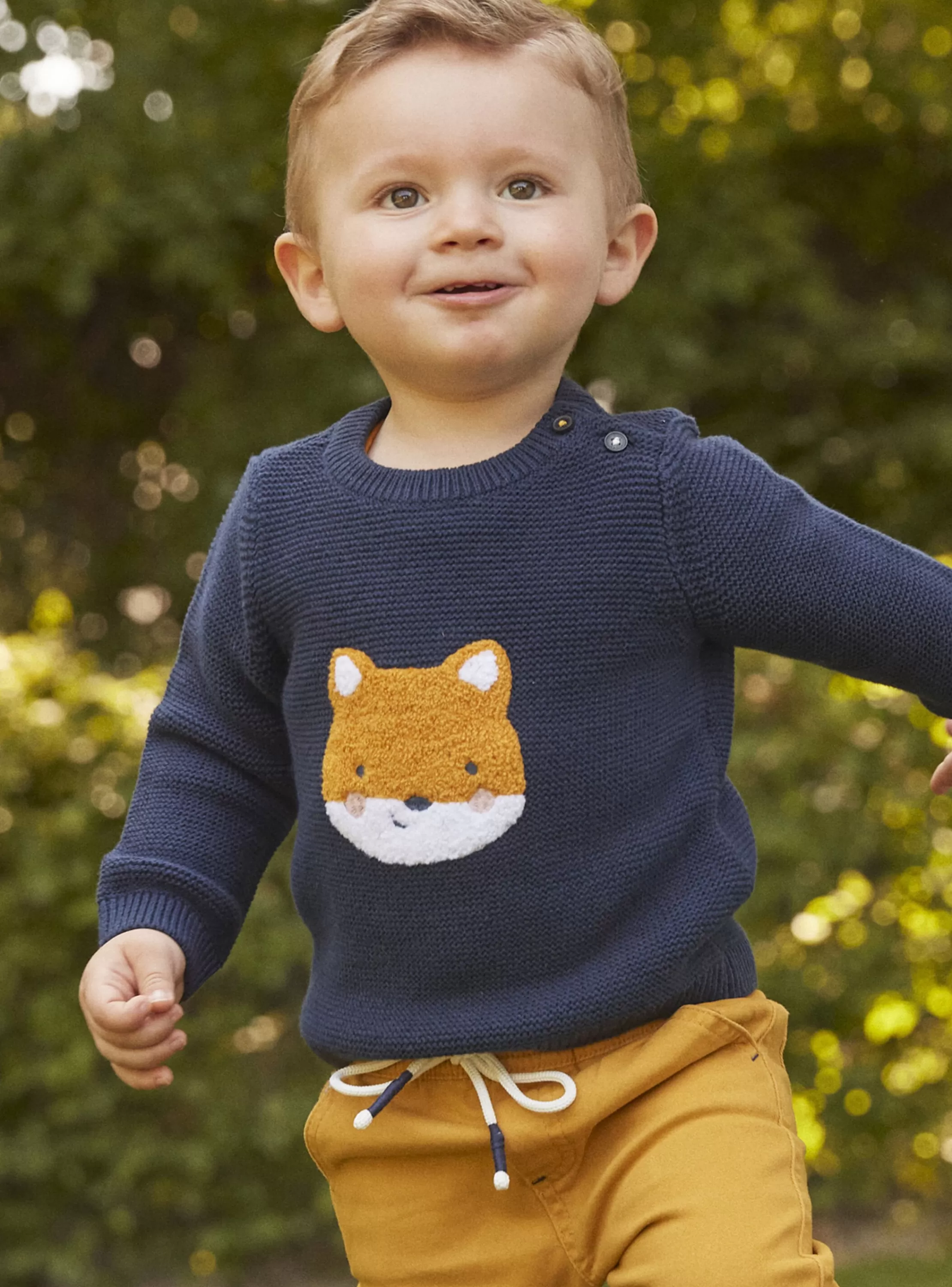 Discount Sergent Major Pull bleu marine en tricot