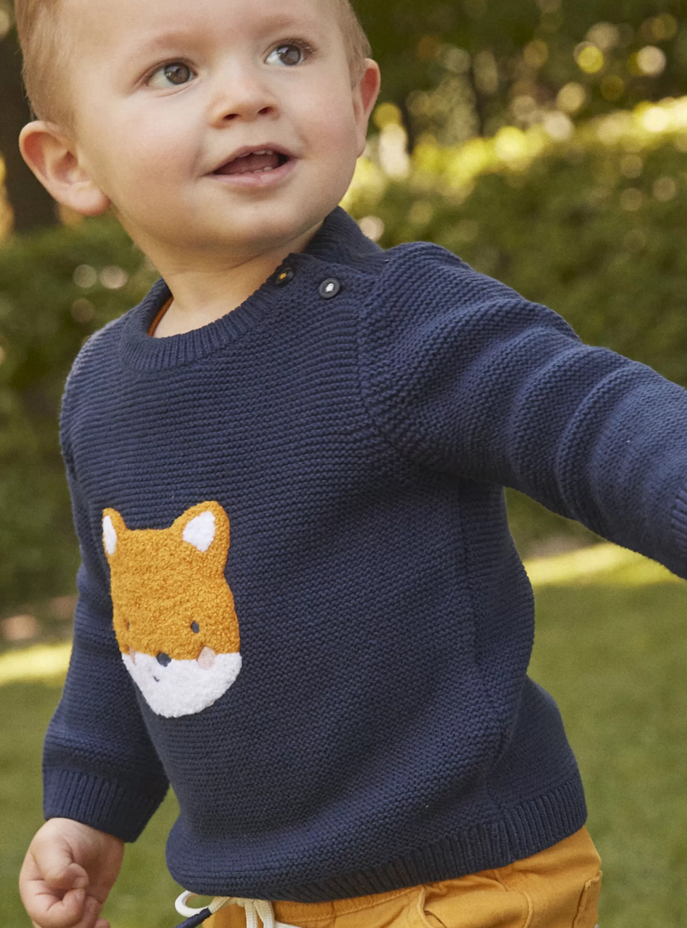 Discount Sergent Major Pull bleu marine en tricot