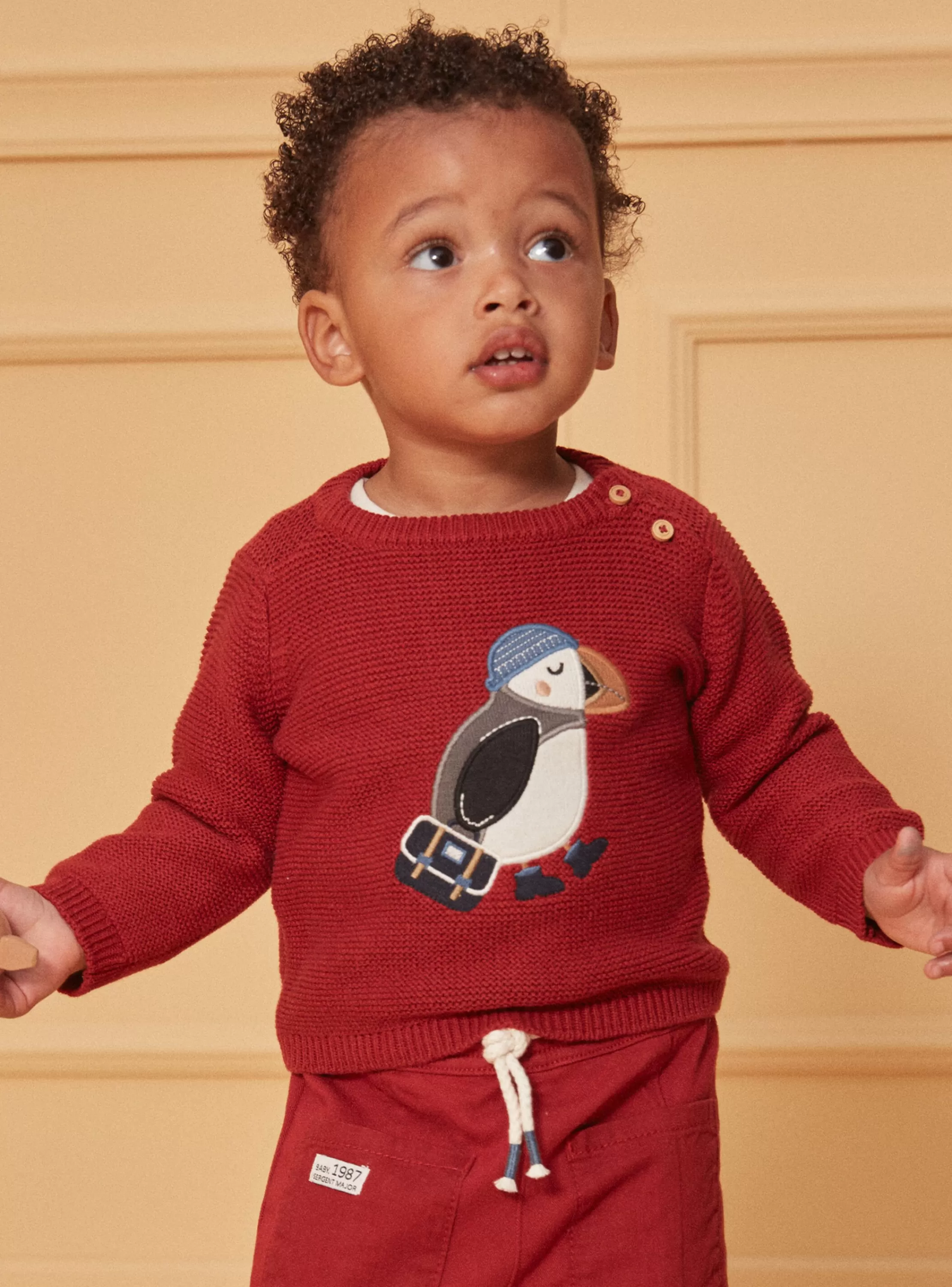 Clearance Sergent Major Pull Rouge