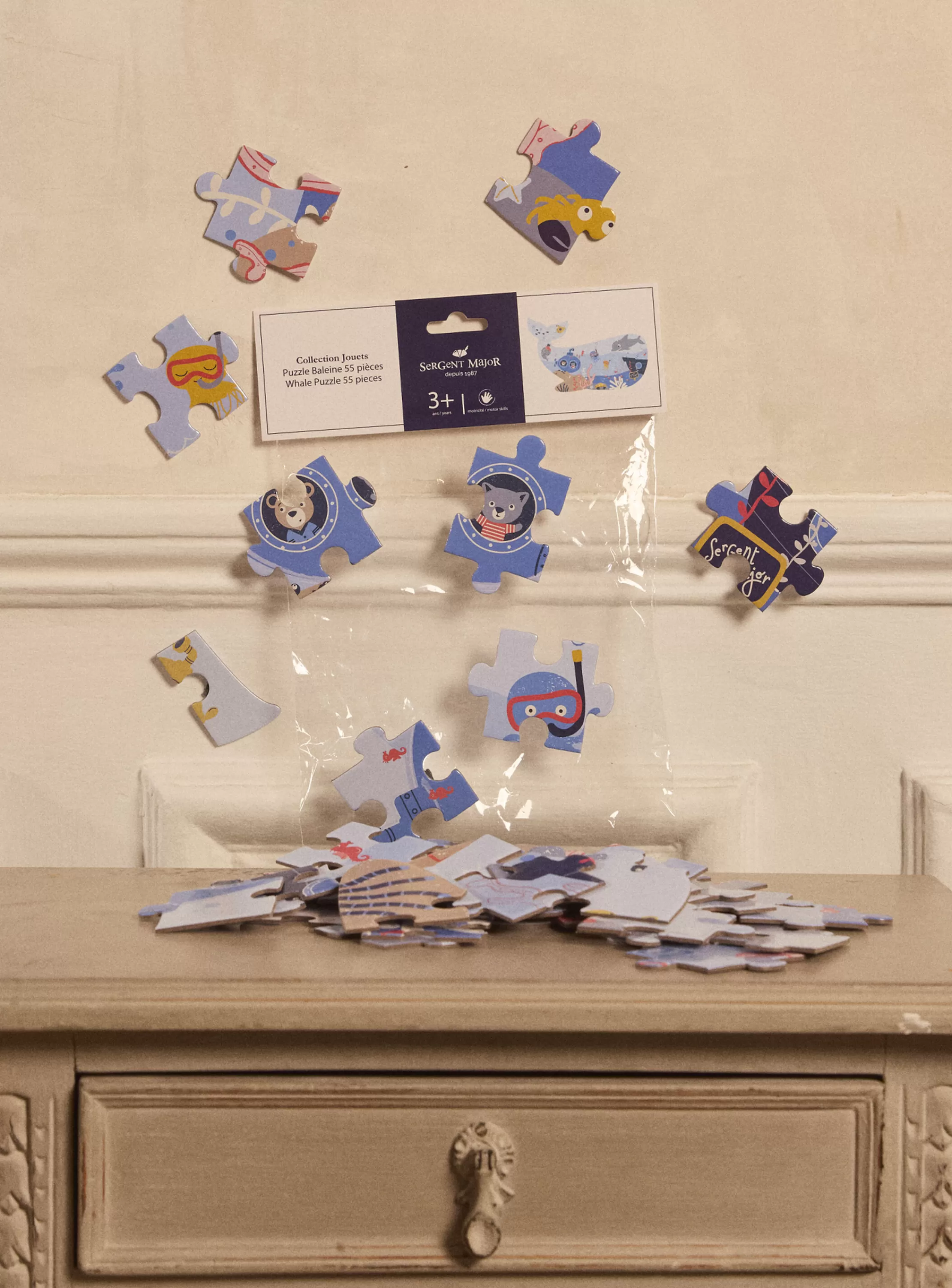 Cheap Sergent Major Puzzle en forme de baleine