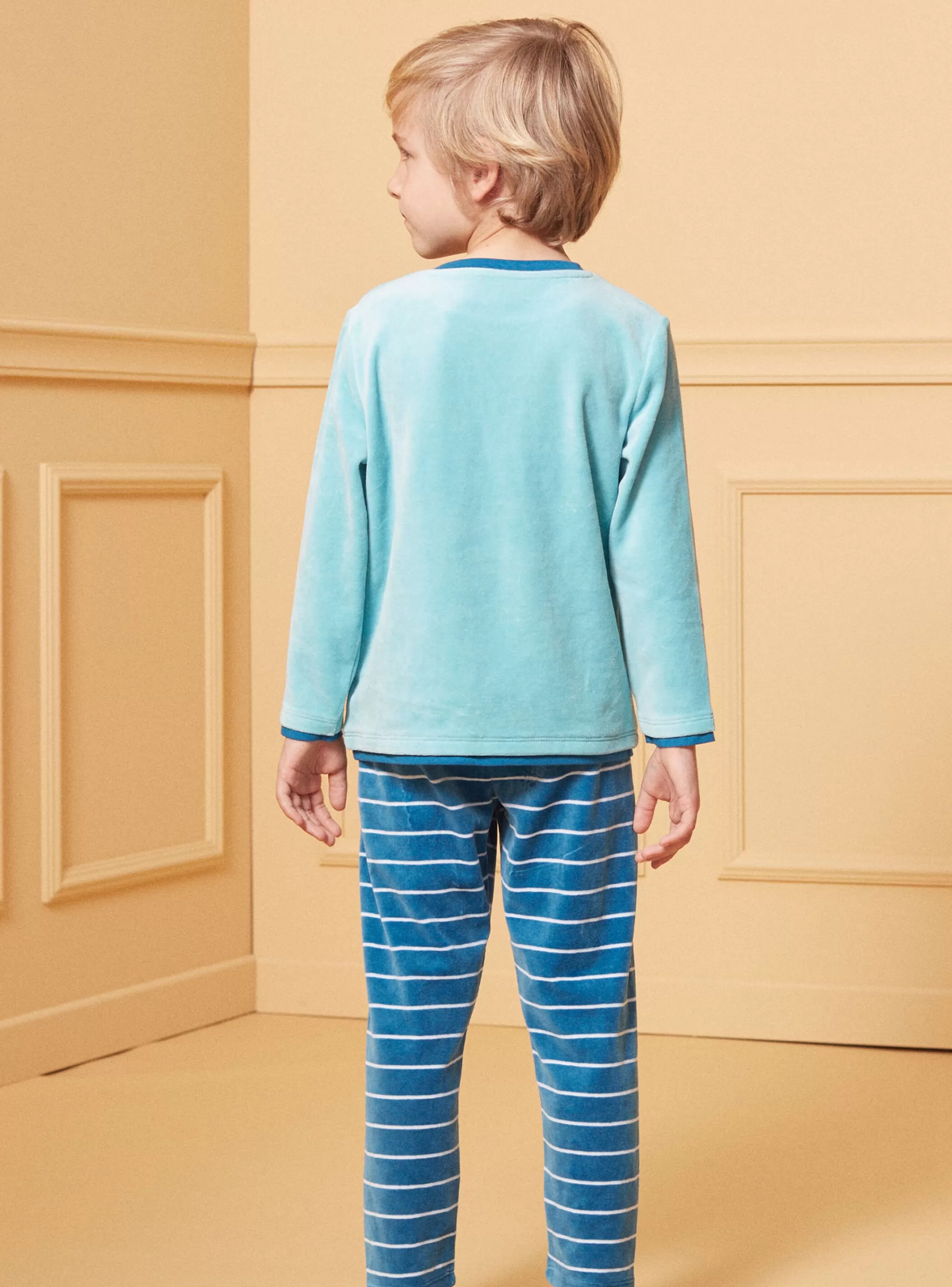 Clearance Sergent Major Pyjama Dino en velours