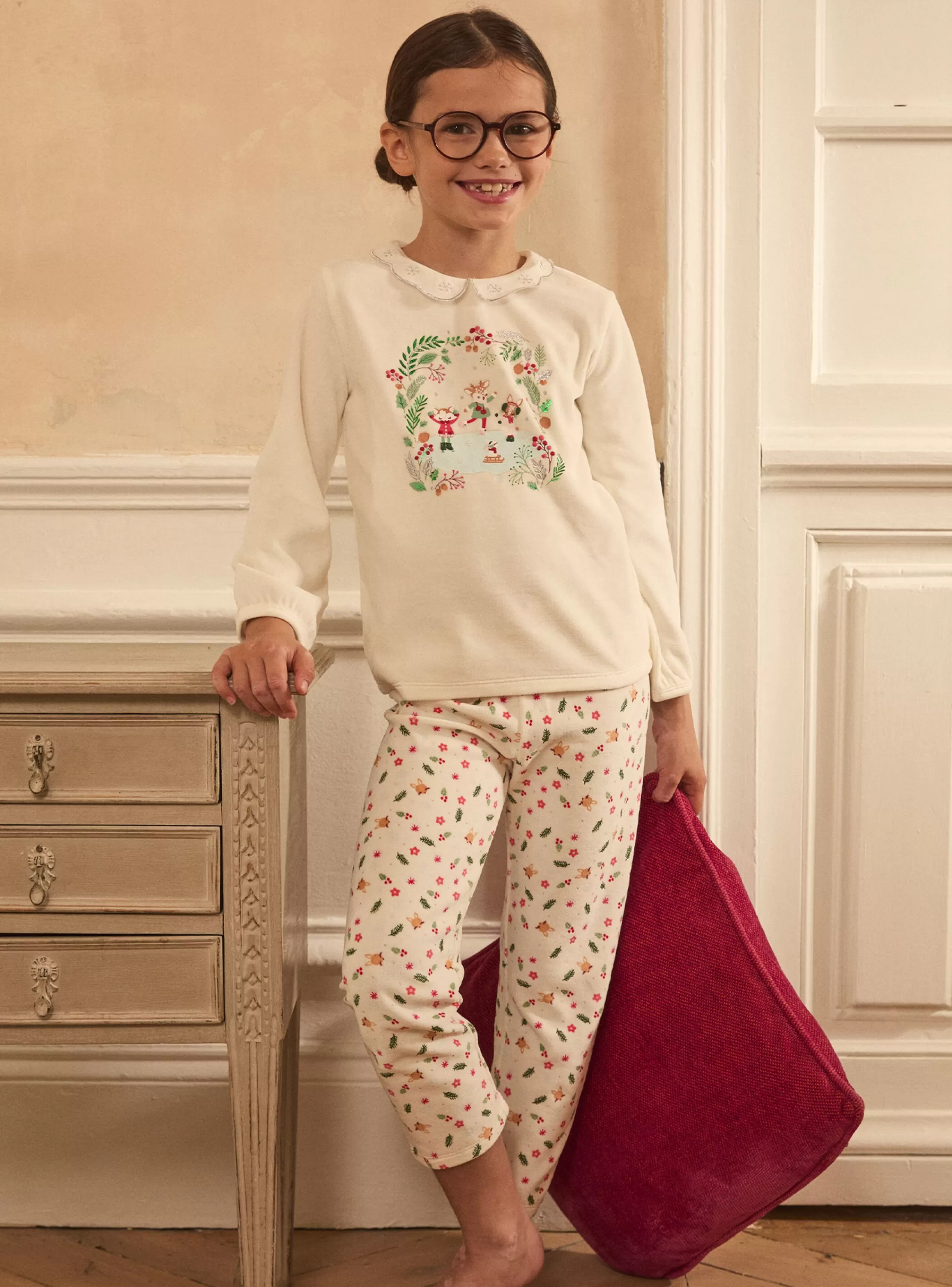 Flash Sale Sergent Major Pyjama noël col claudine
