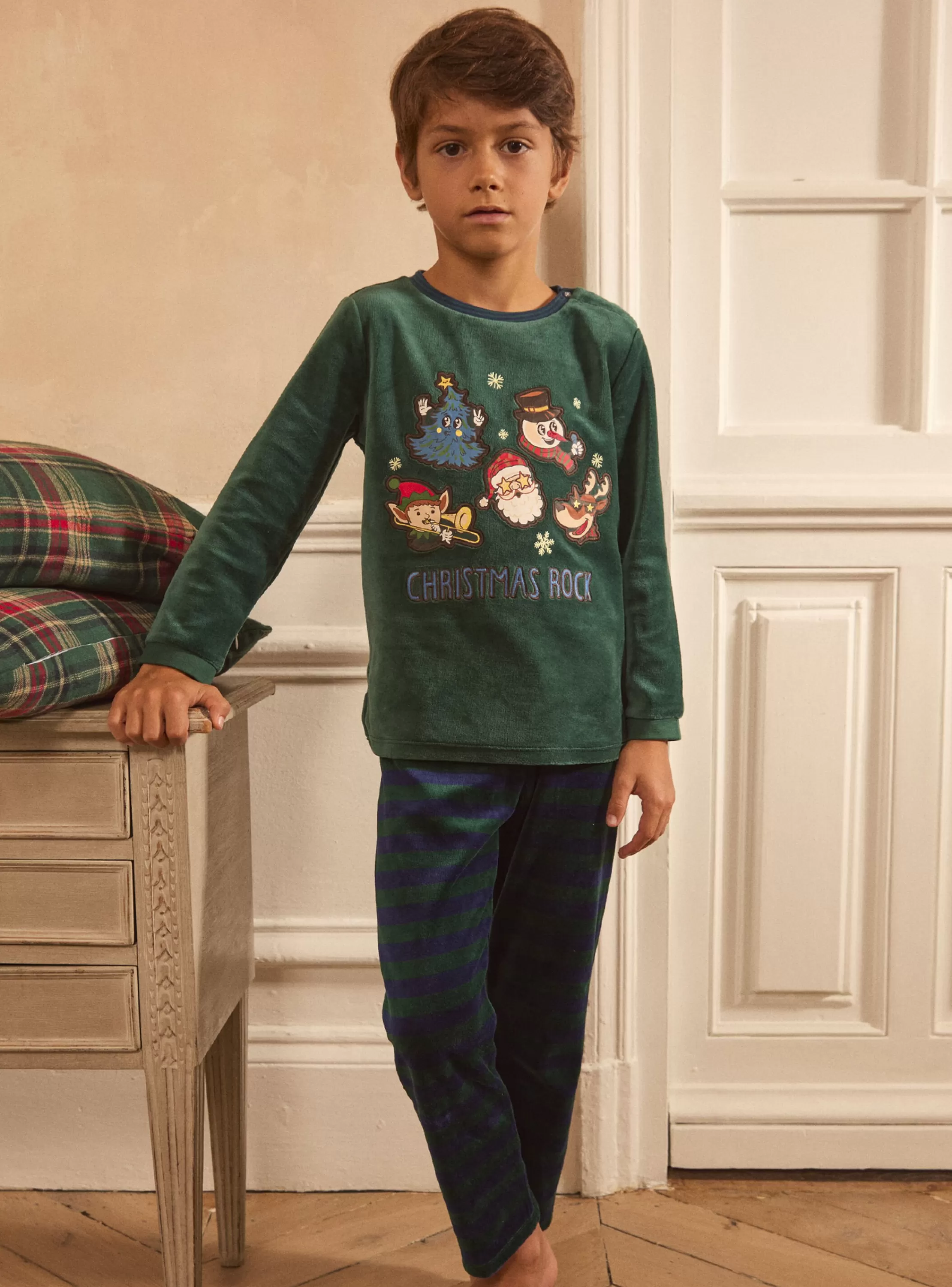 Best Sergent Major Pyjama noël vert sapin