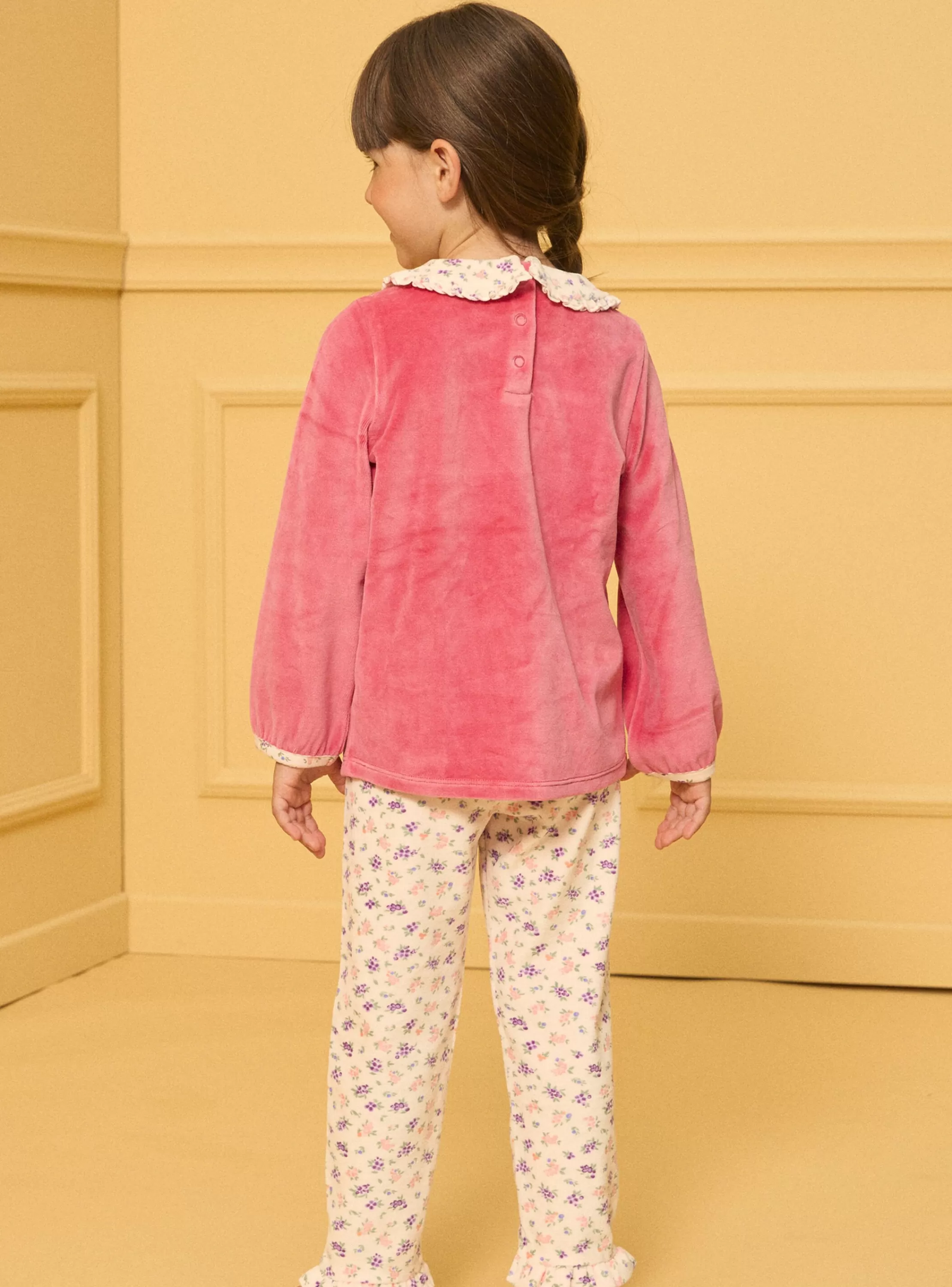 Clearance Sergent Major Pyjama Velours Coeur