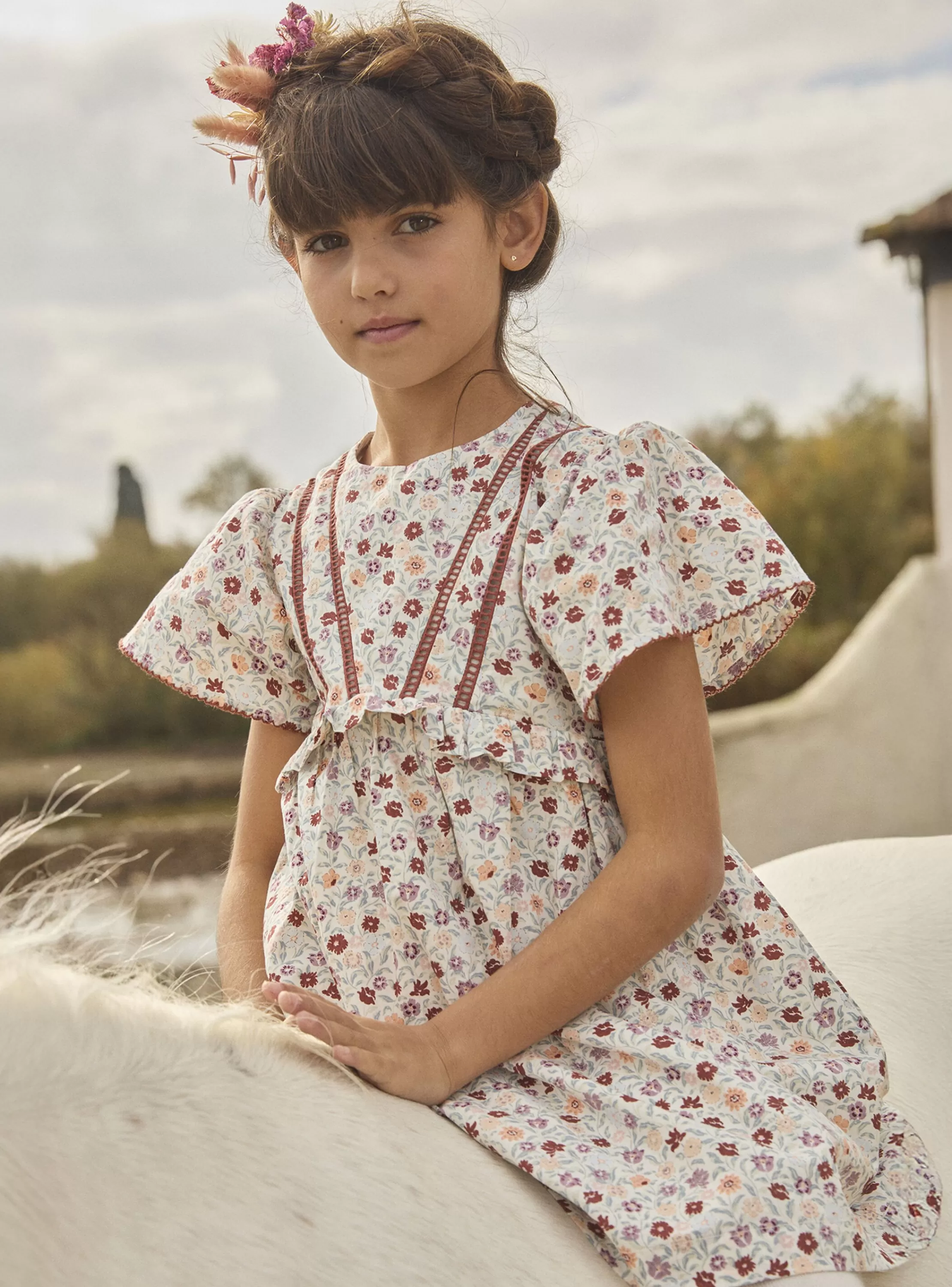 Online Sergent Major Robe à fleurs