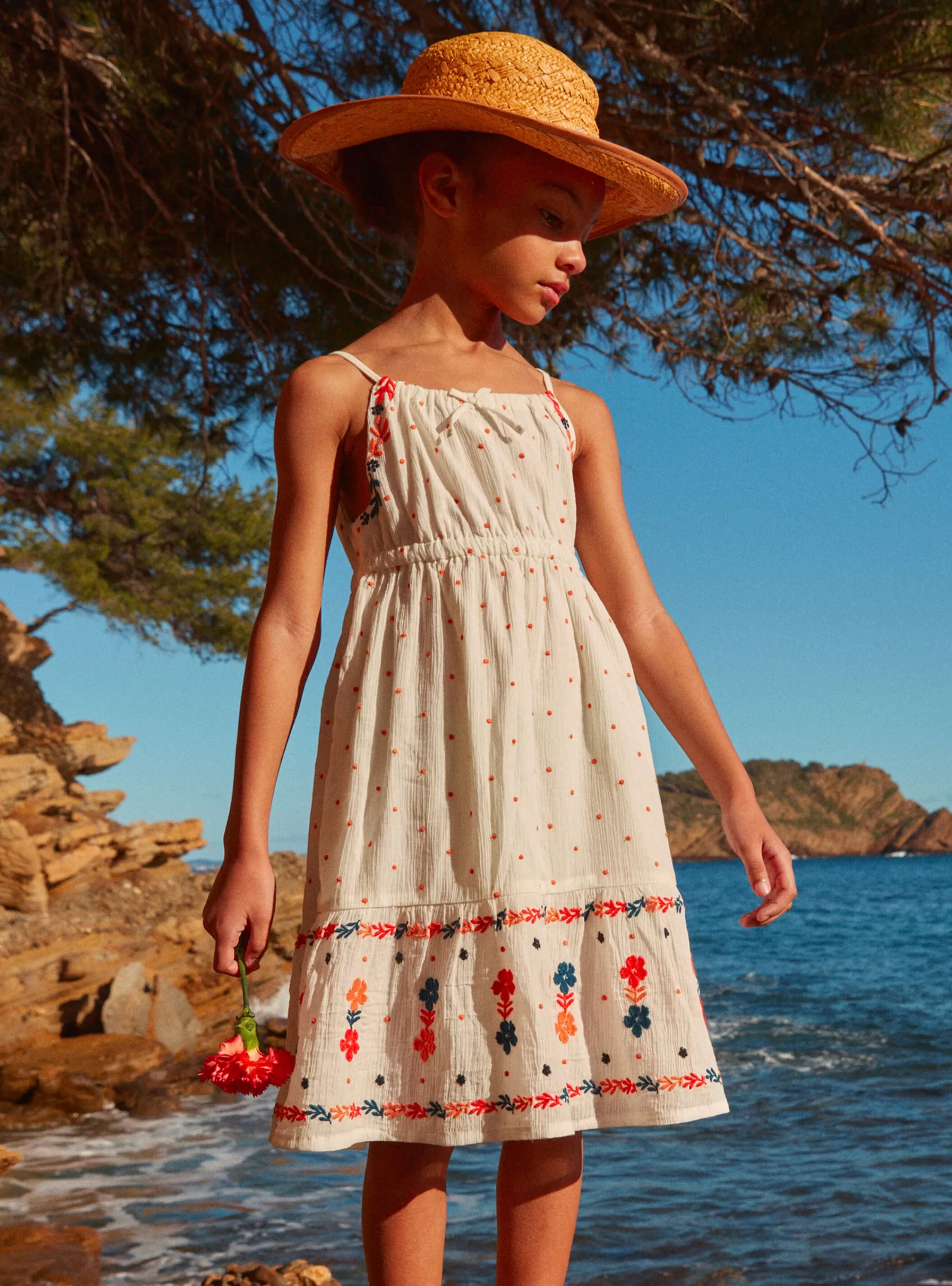 Cheap Sergent Major Robe Bain de Soleil Ecrue